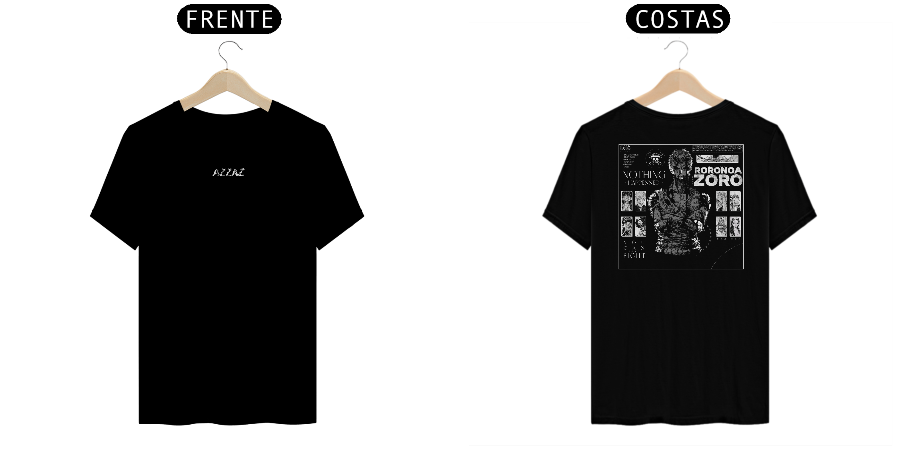 Nome do produto: Camiseta | Zoro - \'\' POR NÓS\'\'