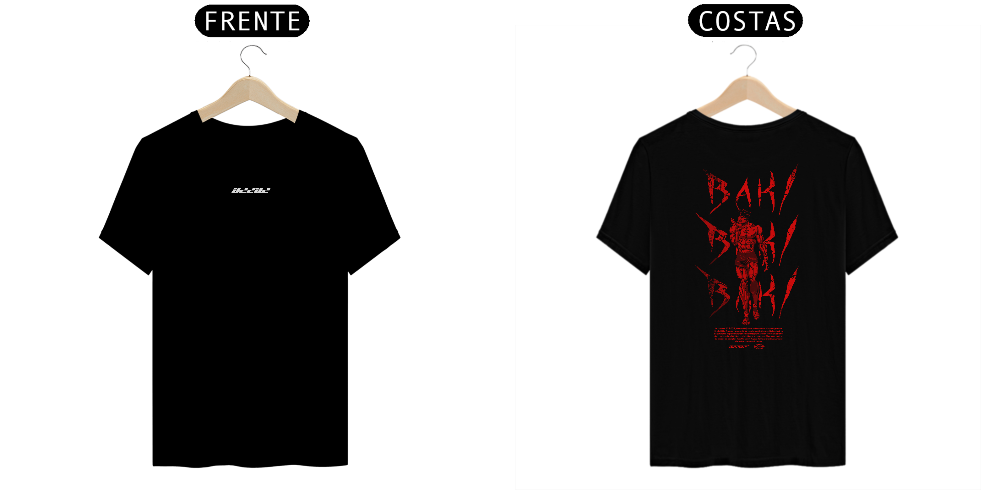 Nome do produto: Camiseta | Baki Hanma - \'\' O CAMPEÃO\'\'