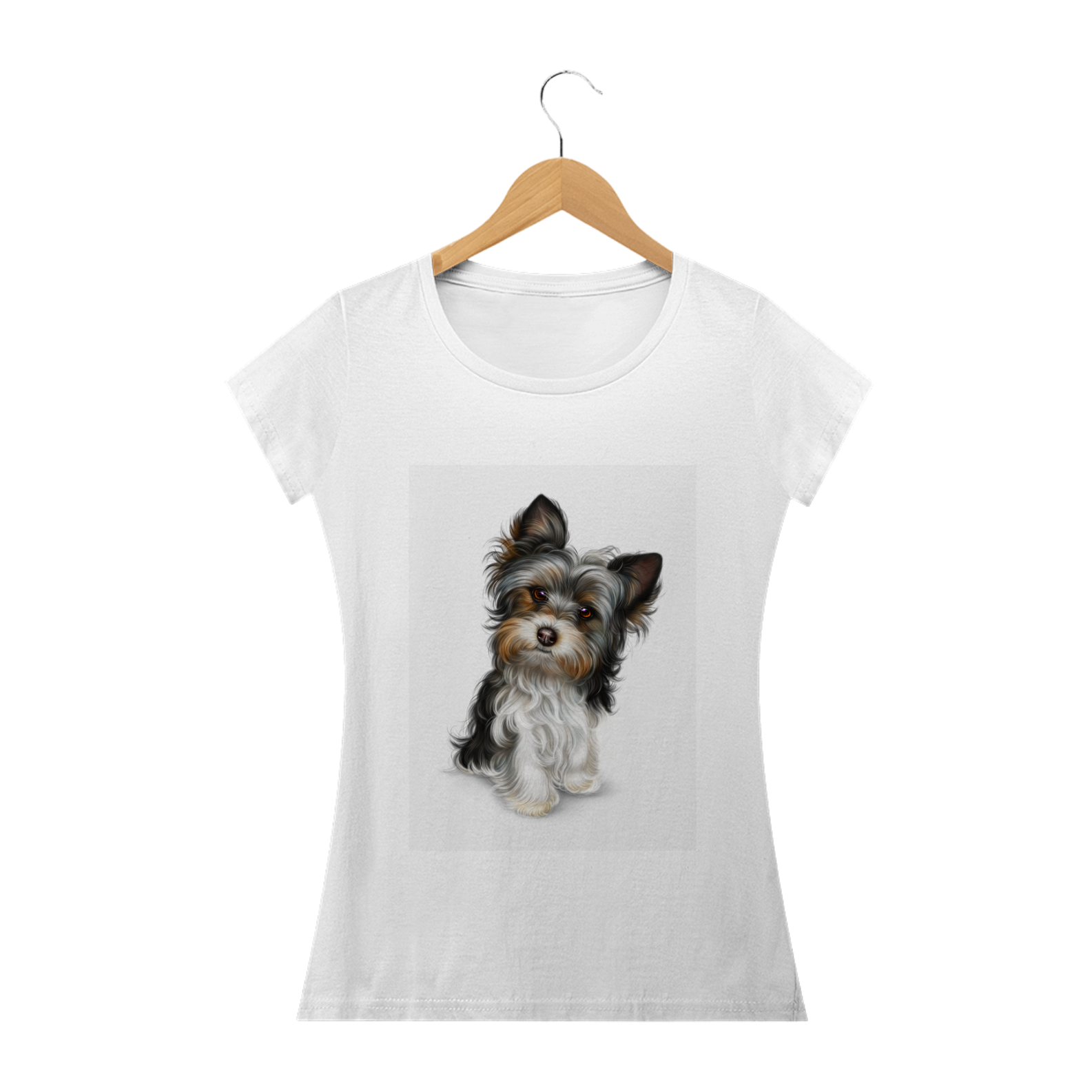 Nome do produto: camiseta feminina Cachorrinho 