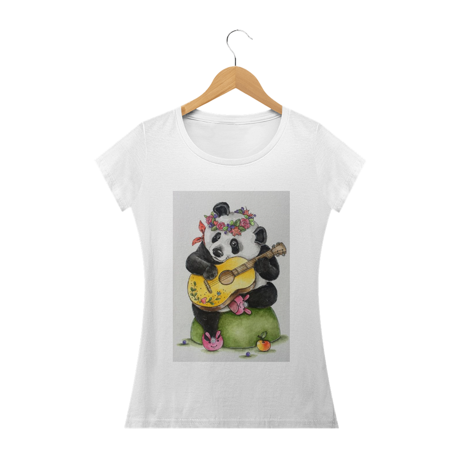 Nome do produto: camiseta feminina urso 