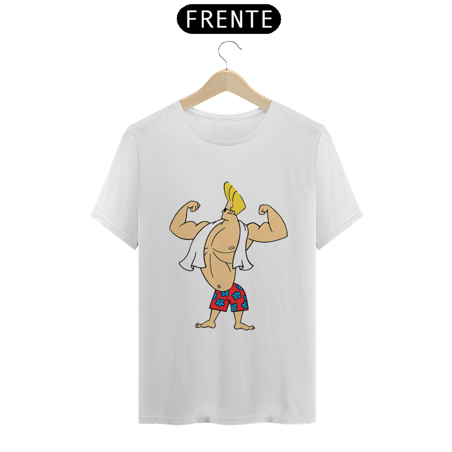 Nome do produto: camiseta masculina johnny bravo
