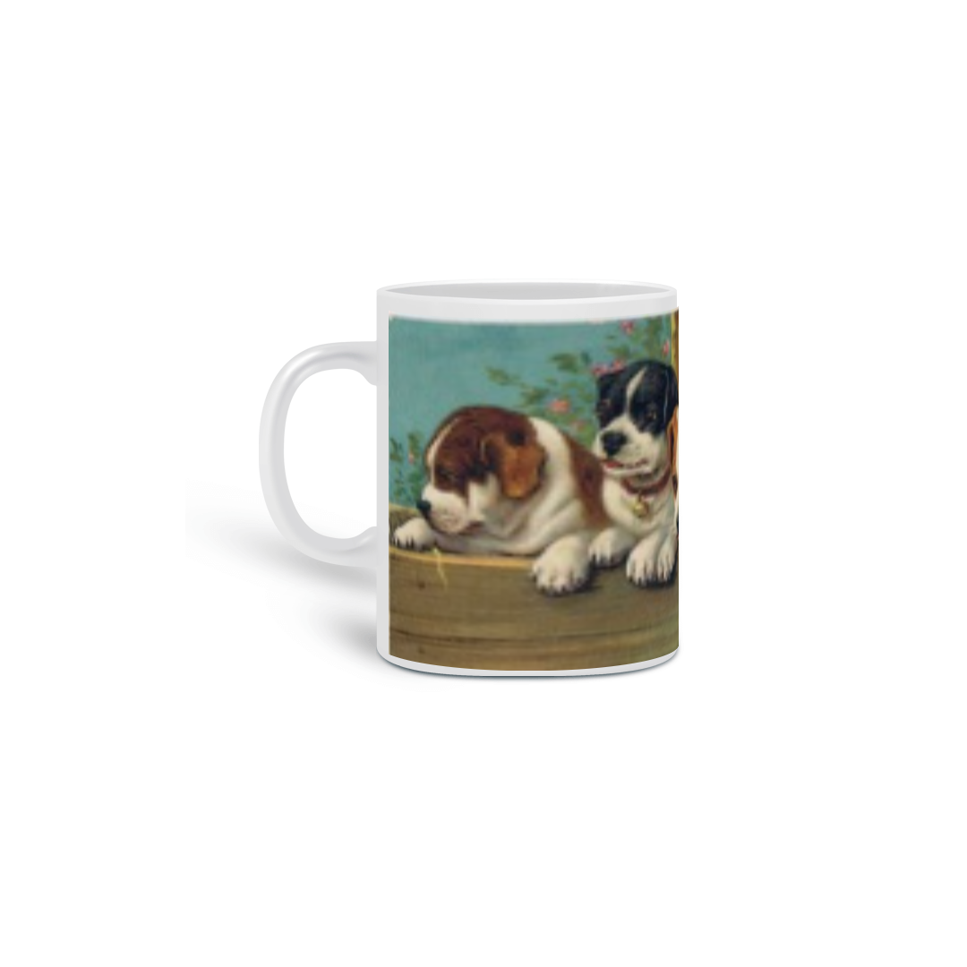 Nome do produto: caneca filhotes 