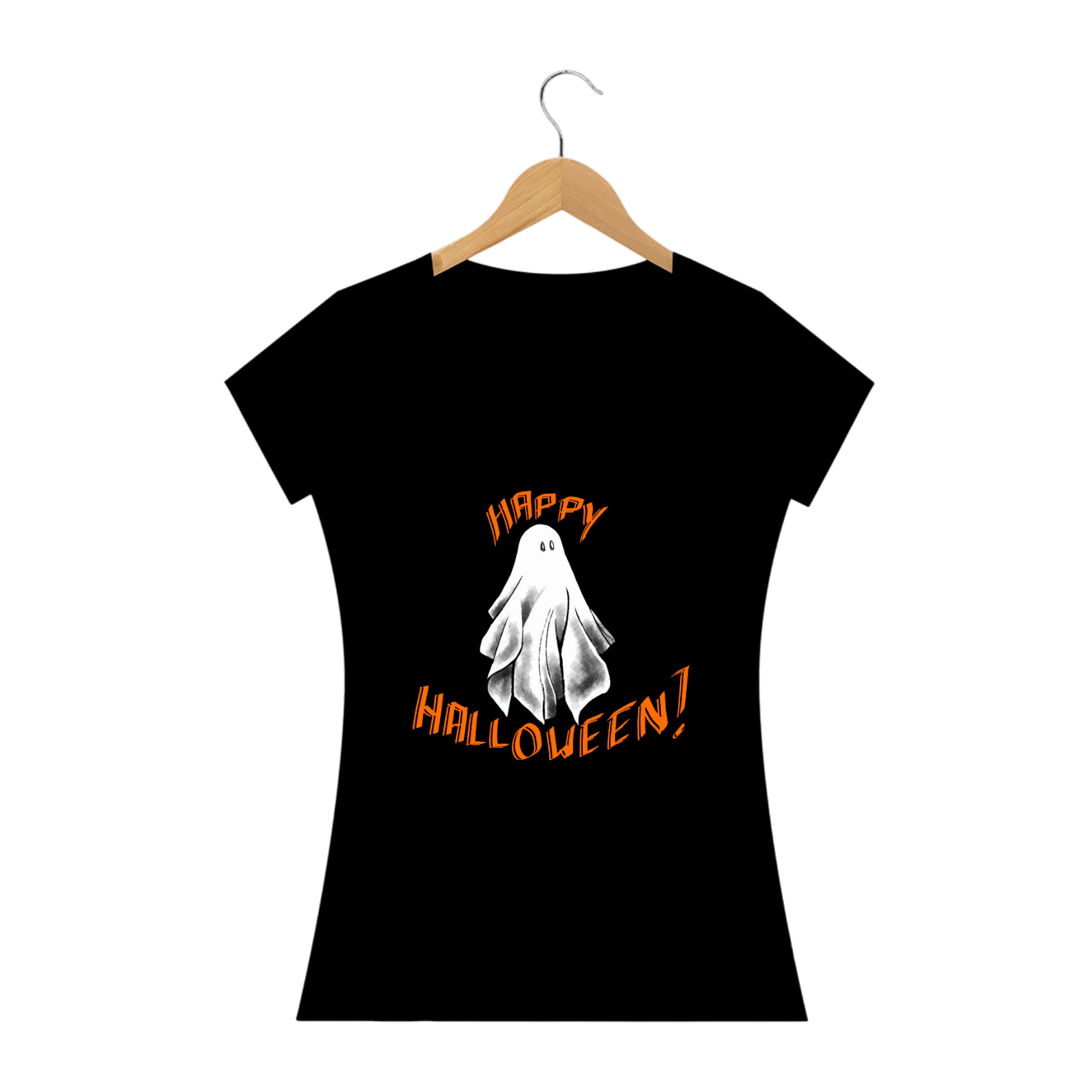 Nome do produto: CAMISETA FEMININA HALLOWEEN