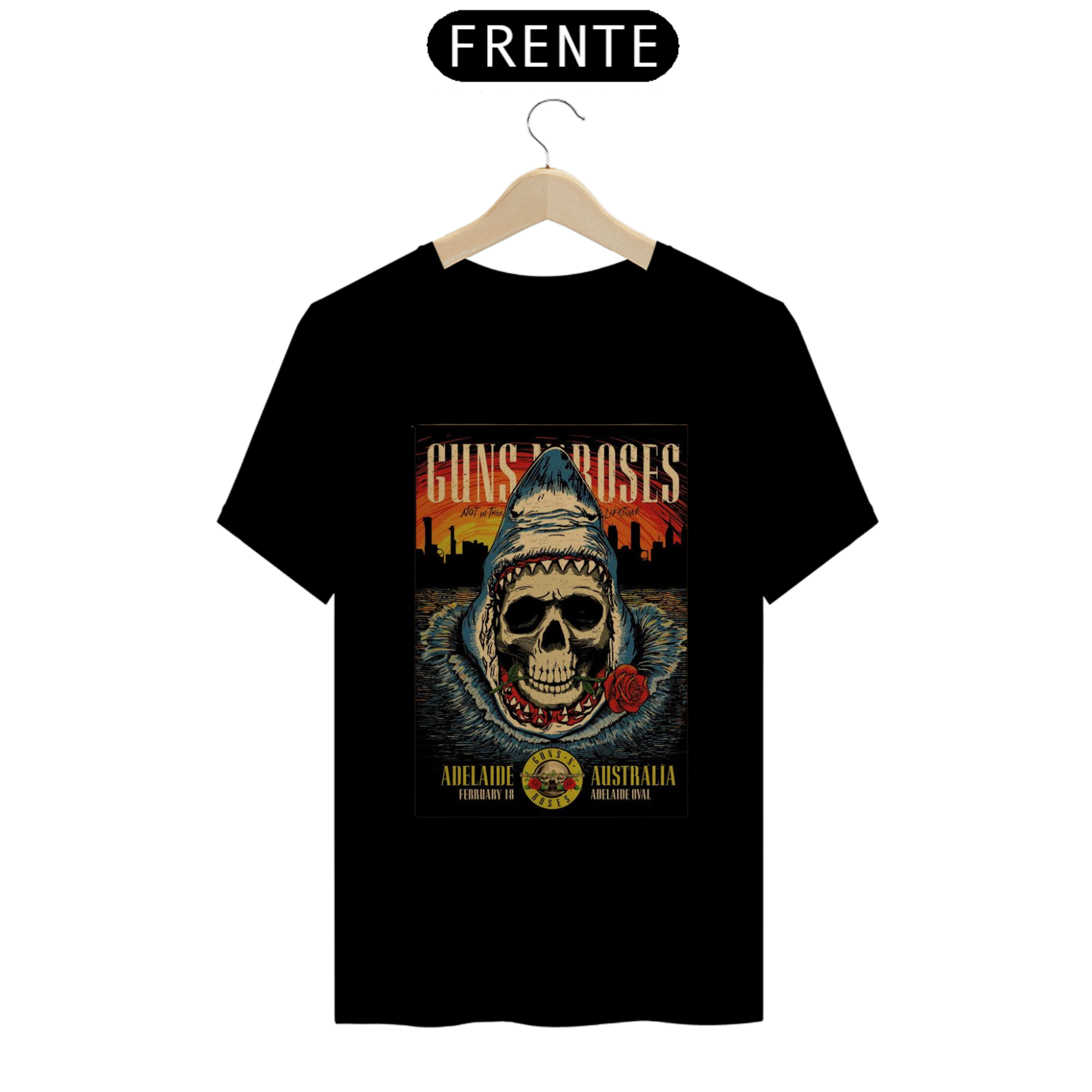 Nome do produto: Camiseta quality Guns n roses 