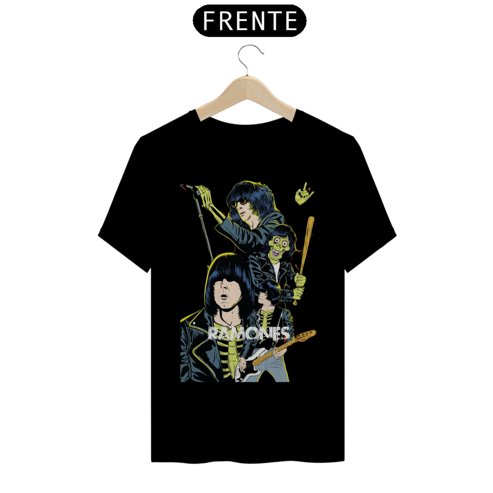 Nome do produto: Camiseta quality Ramones