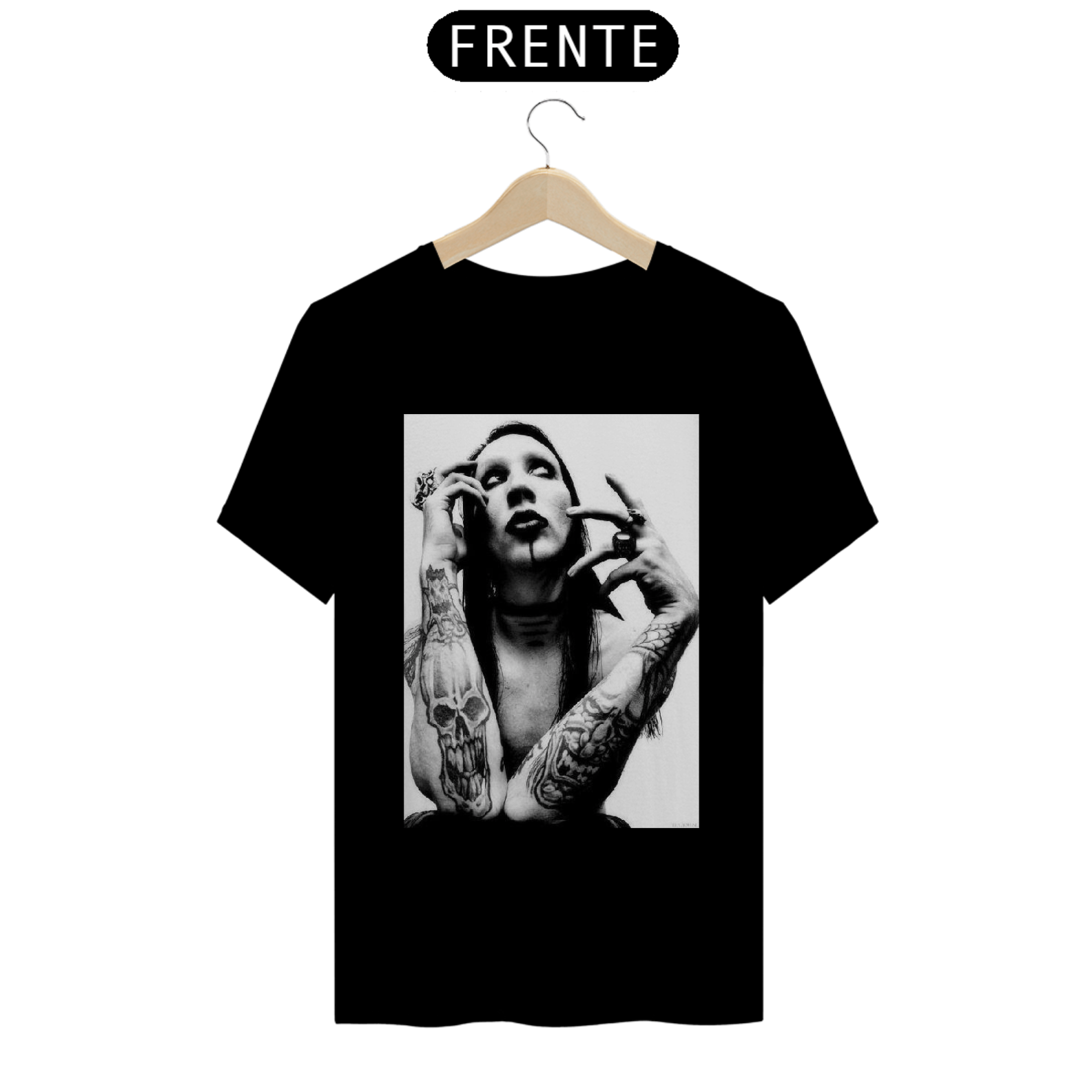 Nome do produto: Camiseta quality Marylin Manson 