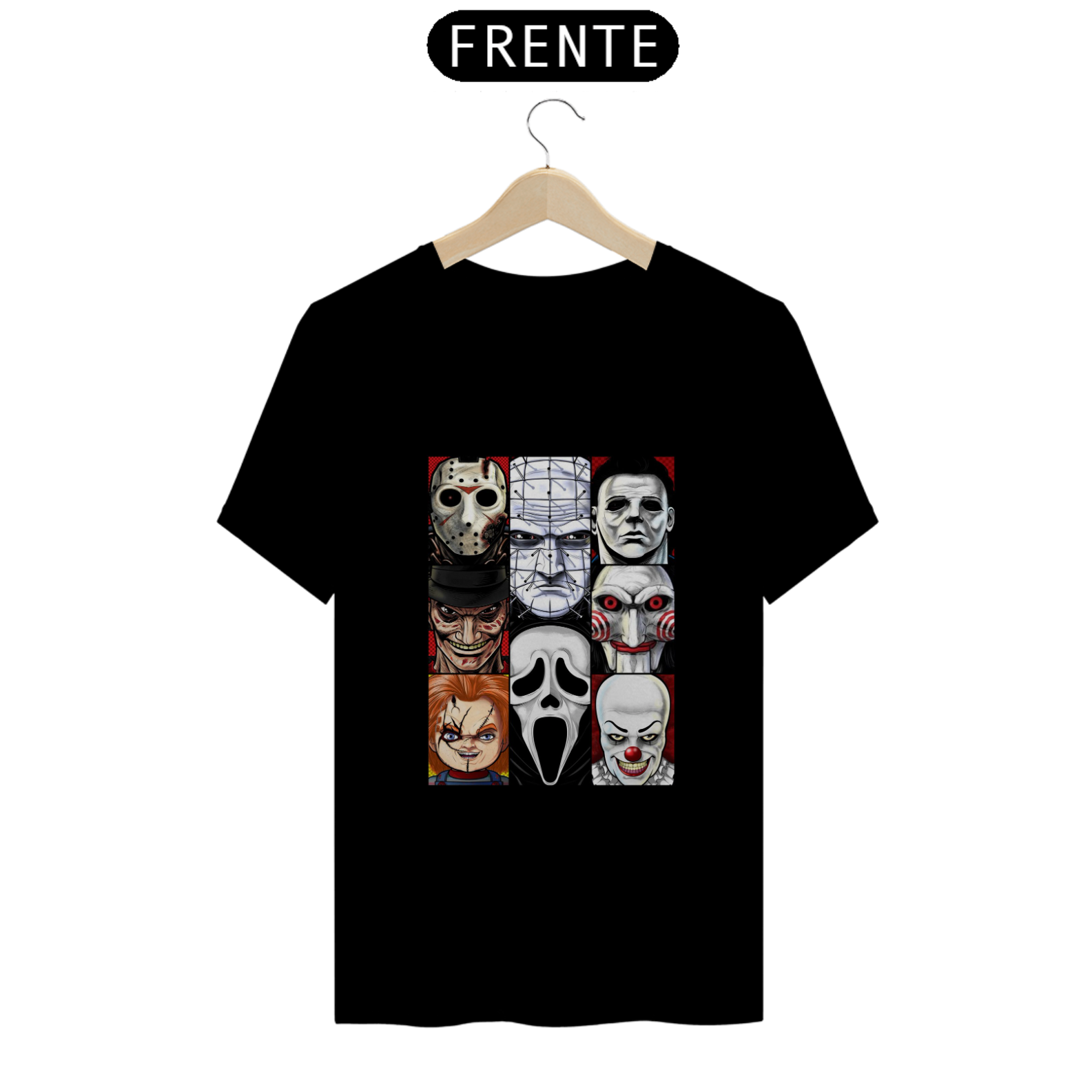 Nome do produto: Camiseta clássicos do terror 