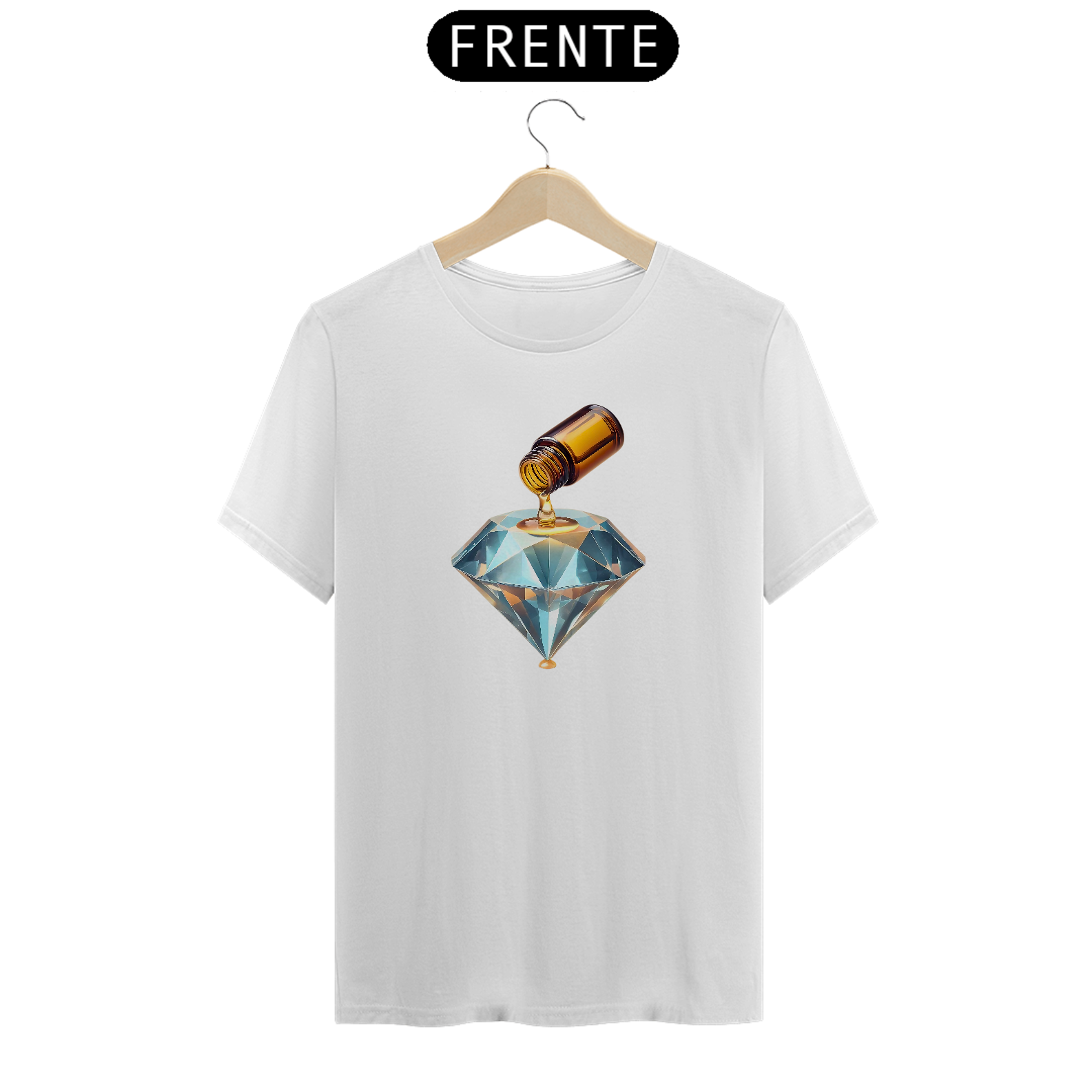 Nome do produto: Camiseta Básica: Diamante Essencial