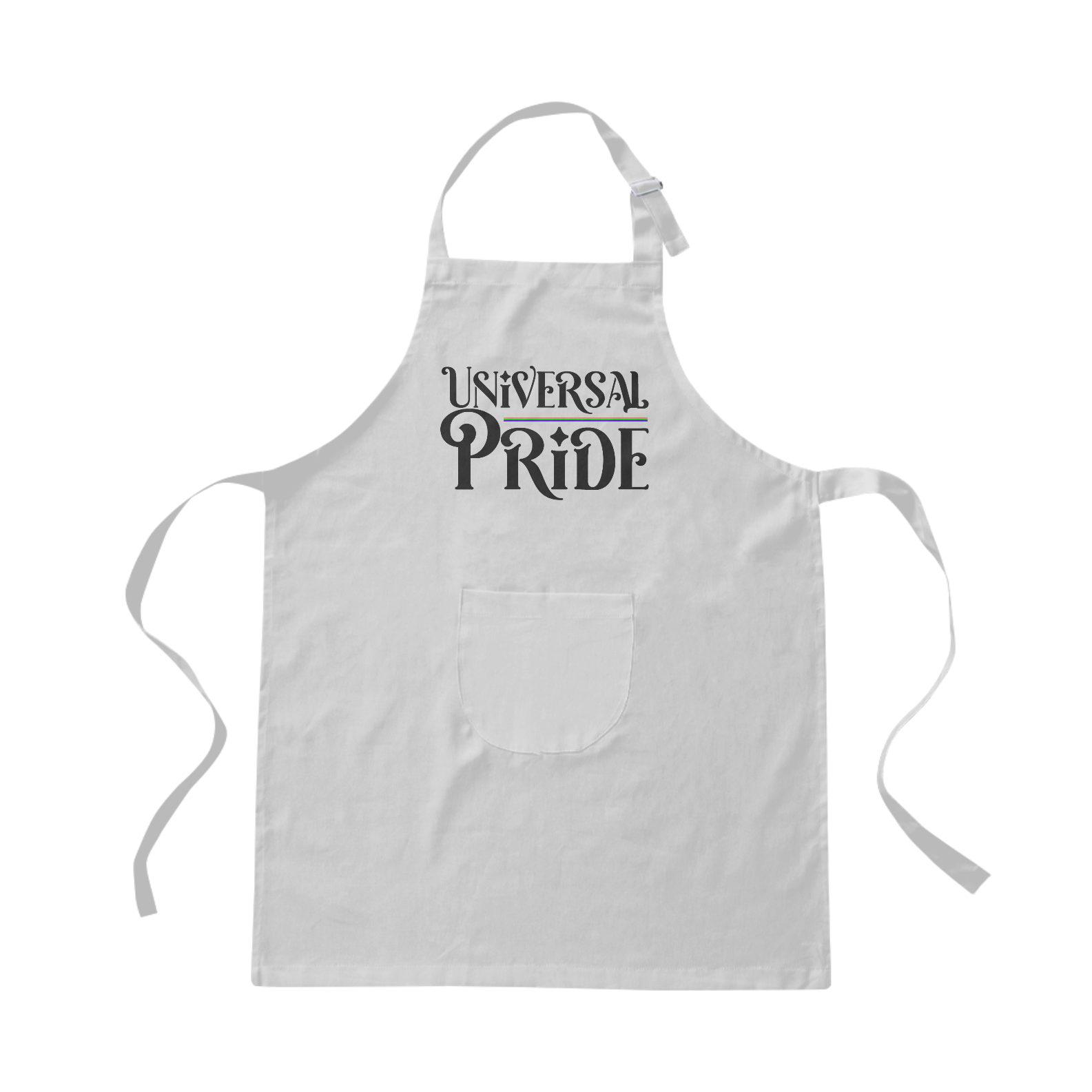 Nome do produto: Avental Universal Pride (Azul/Branco/Verm)