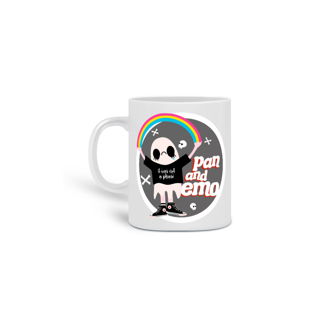 Nome do produto: Caneca Pan e Emo