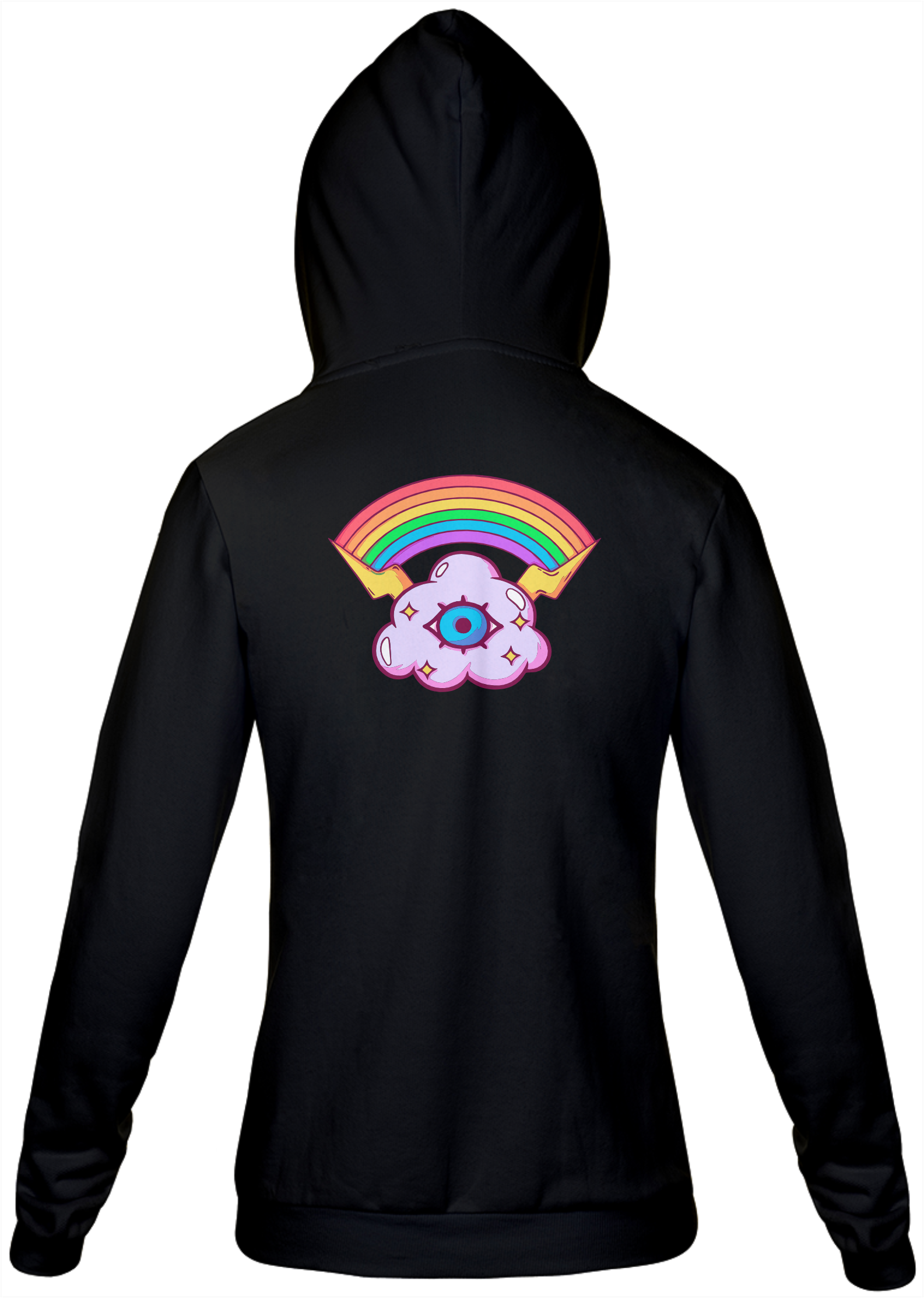 Nome do produto: Moletom Zíper Rainbow Storm