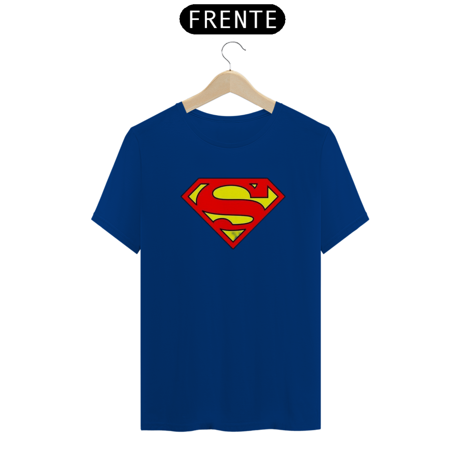 Nome do produto: CAMISETA SUPERMAN 100%ALGODÃO, MALHA CARDADA.