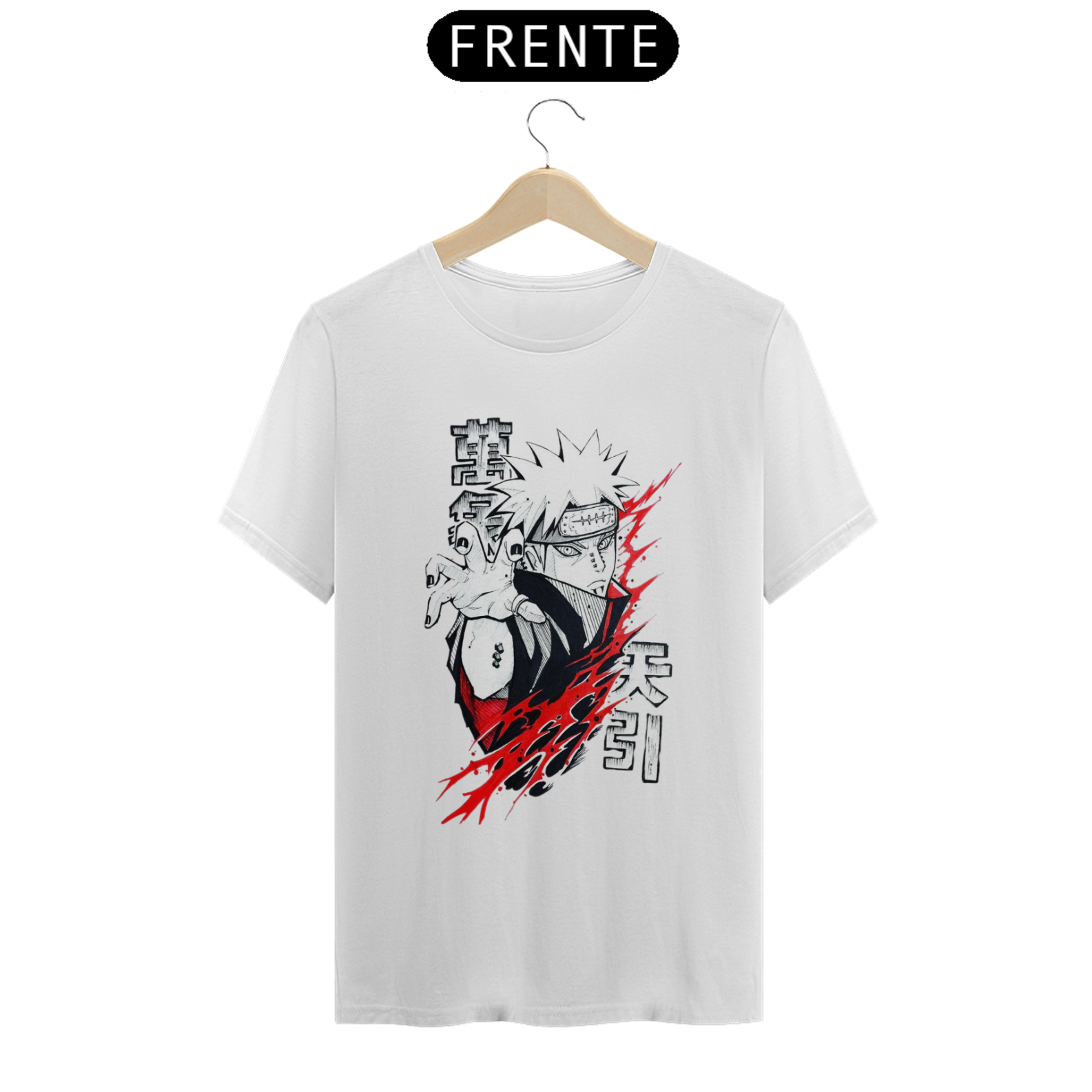 Nome do produto: CAMISETA PAIN 100% ALGODÃO, MALHA CARDADA.