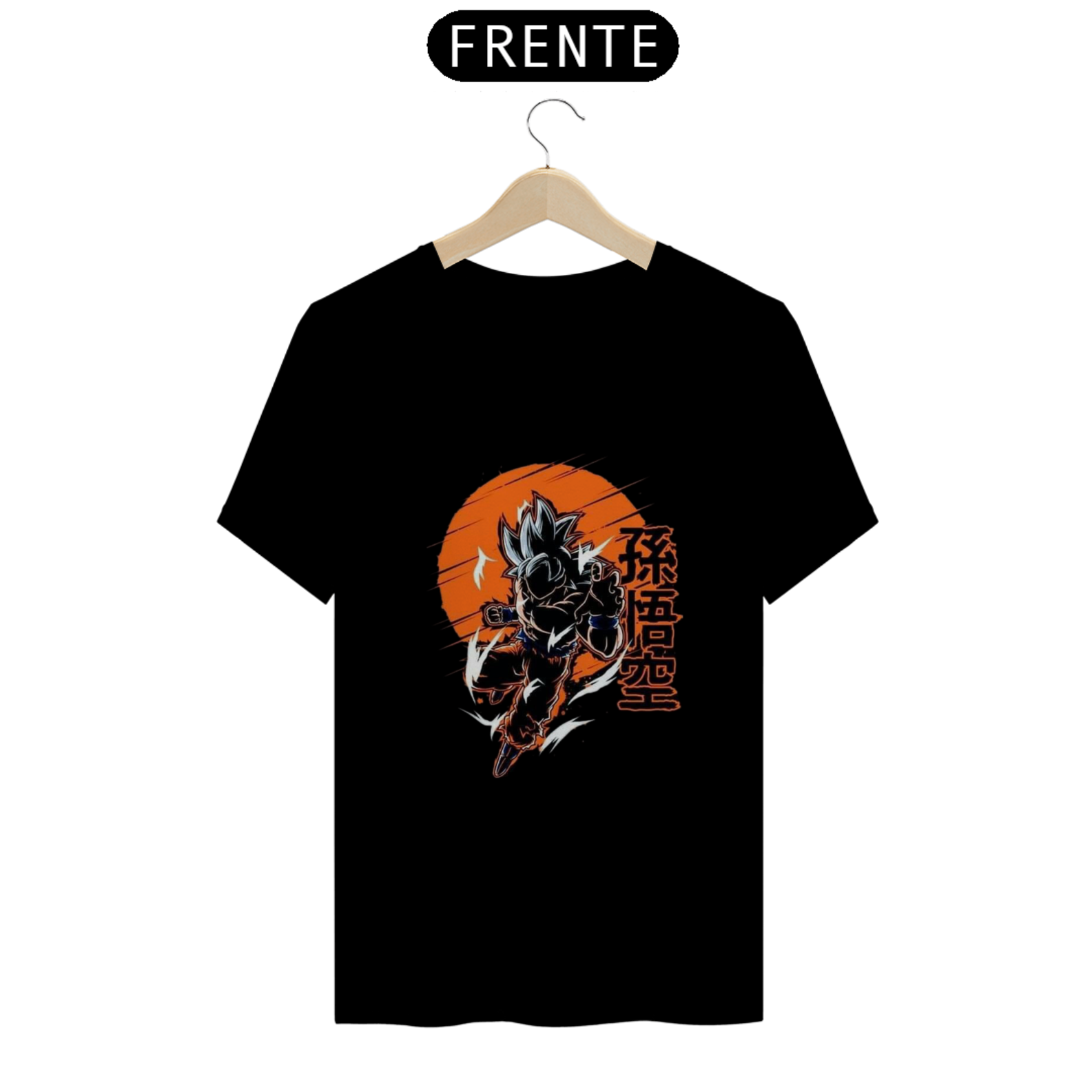 Nome do produto: CAMISETA GOKU INSTINTO SUPERIOR 100% ALGODÃO, MALHA CARDADA