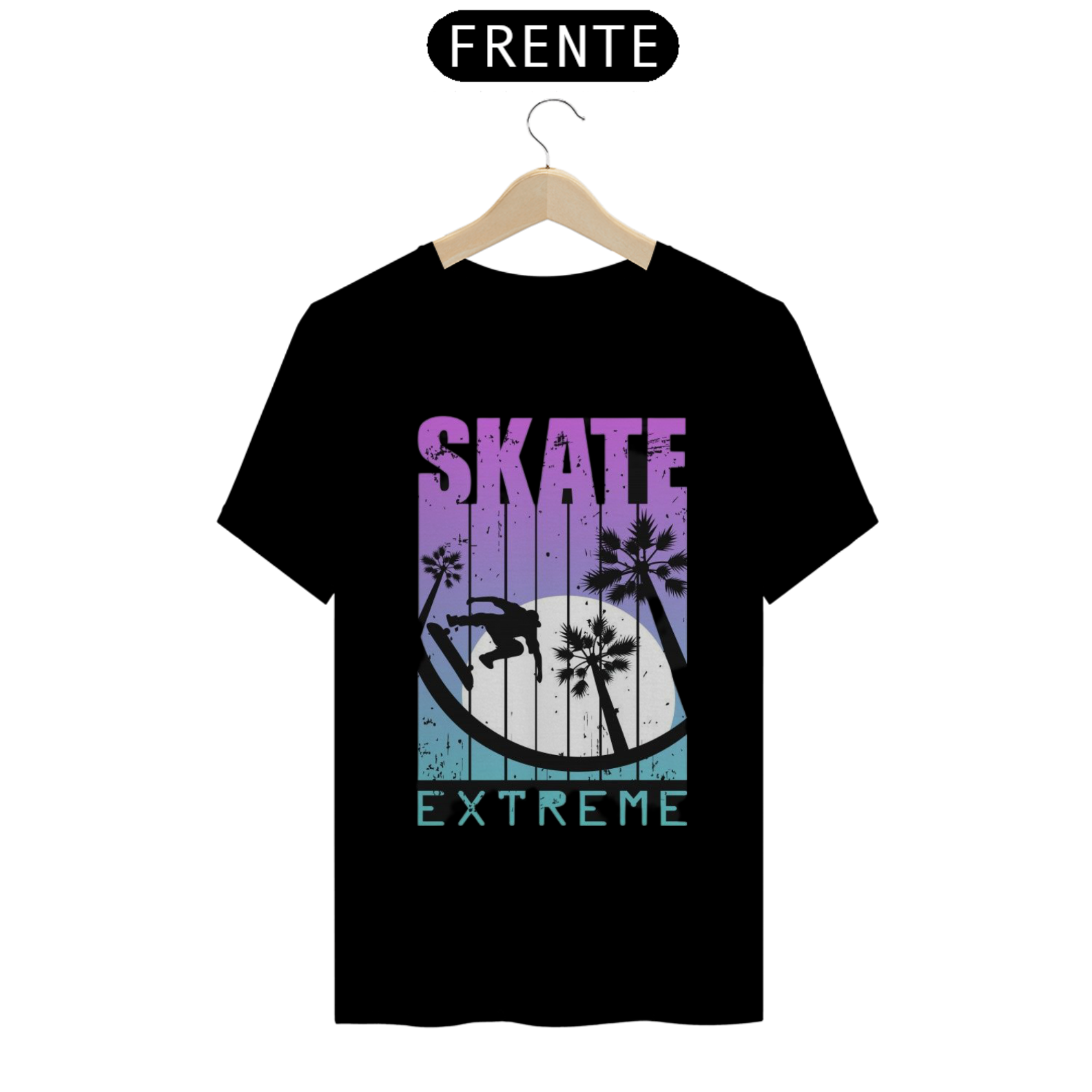 Nome do produto: CAMISETA SKATE  100% ALGODÃO, MALHA CARDADA.