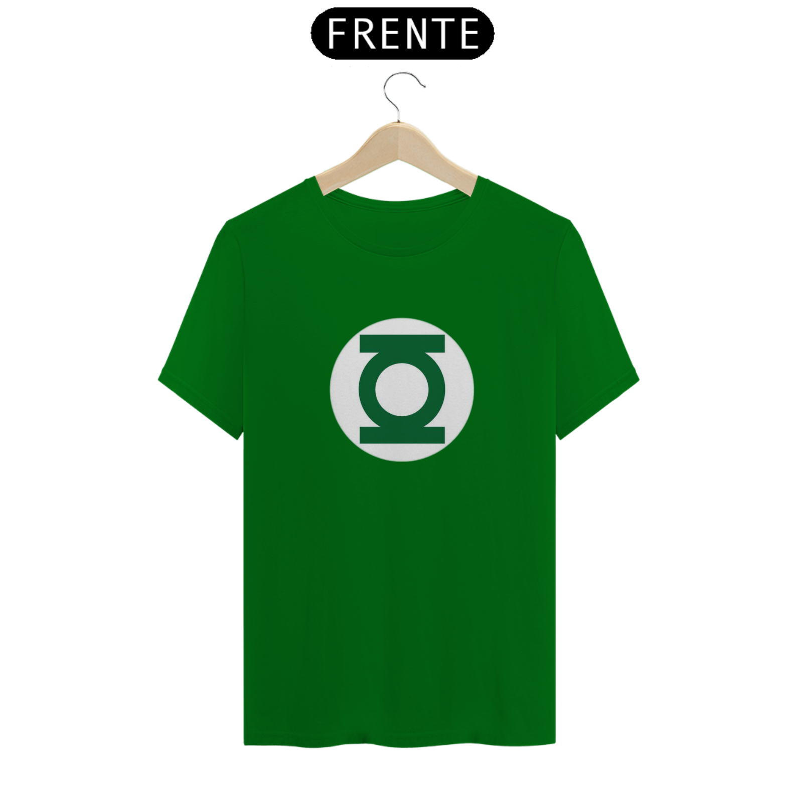 Nome do produto: CAMISETA LANTERNA VERDE 100%ALGODÃO, MALHA CARDADA.