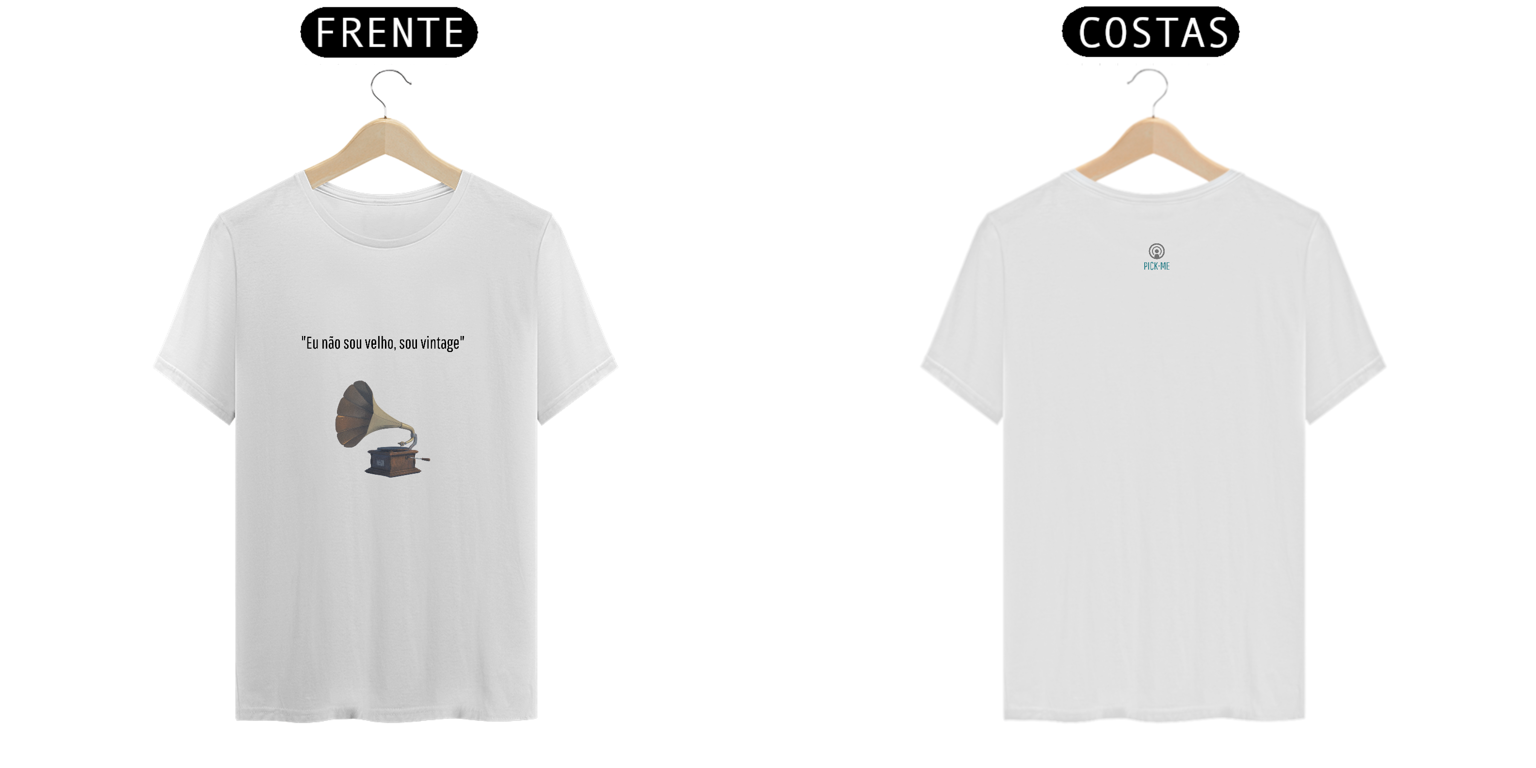 Nome do produto: Pick•Me - Camiseta Vintage Premium