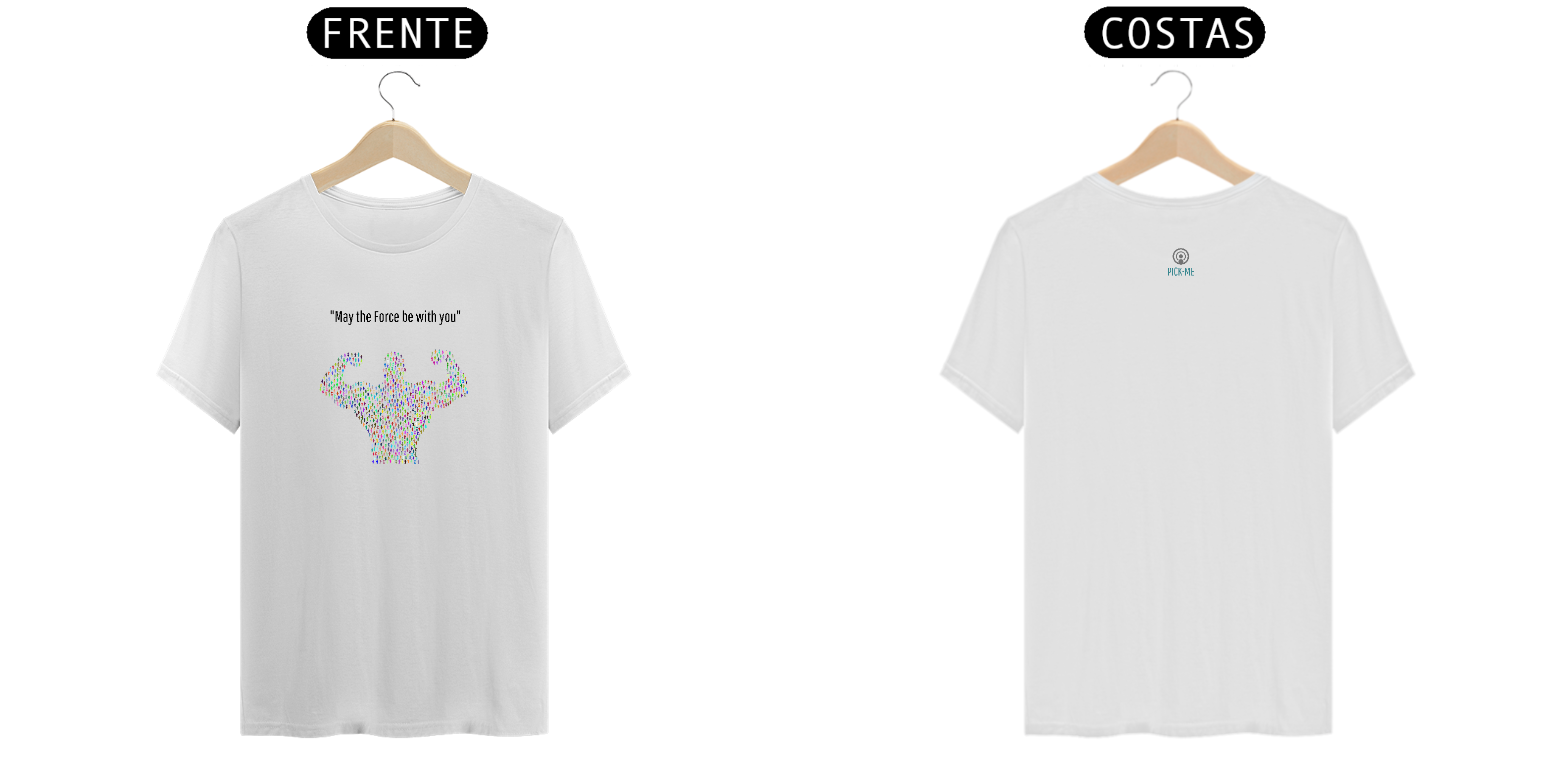 Nome do produto: Pick•Me - Camiseta Força Premium