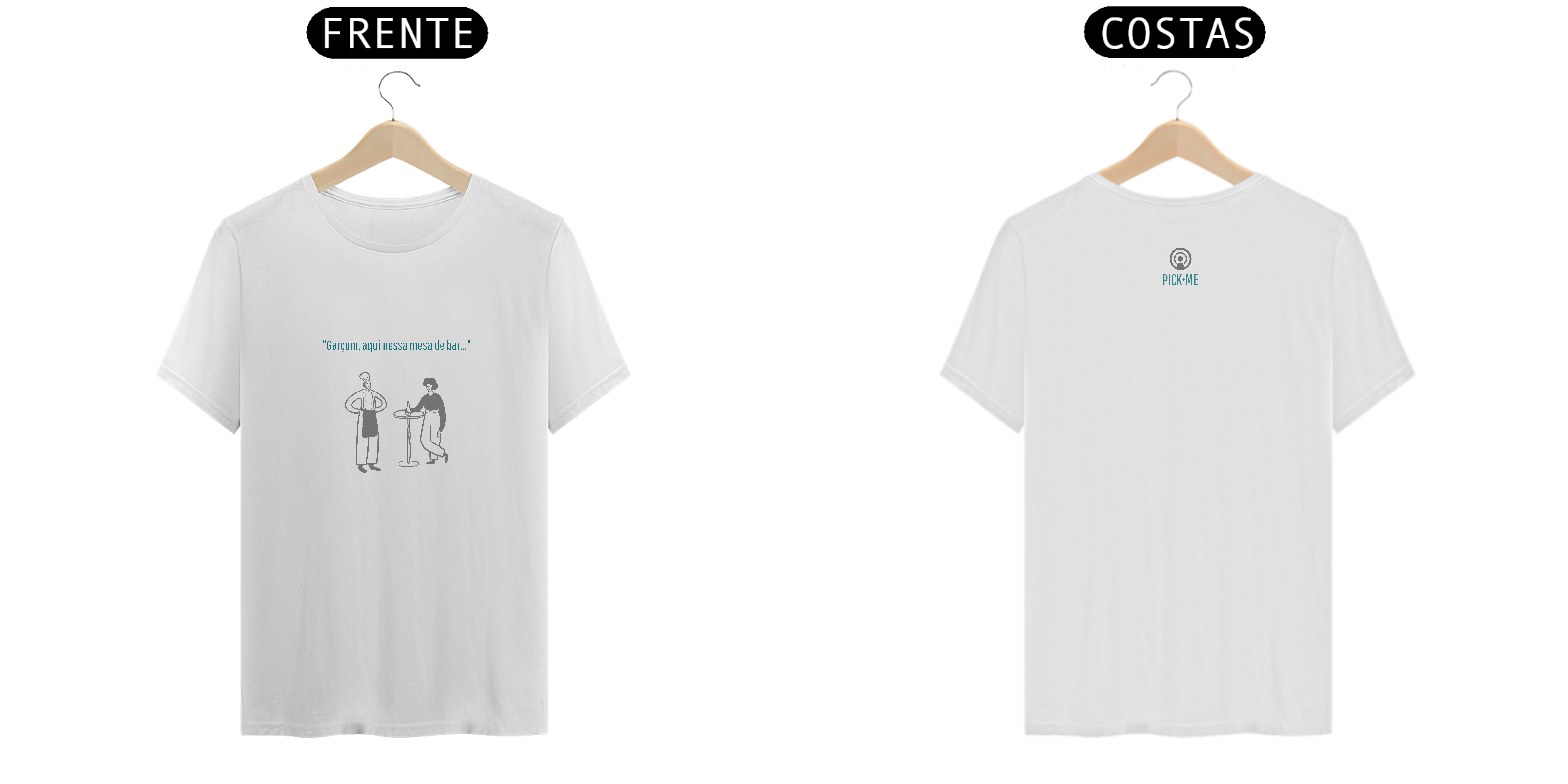 Nome do produto: Pick•Me - Camiseta Garçon S