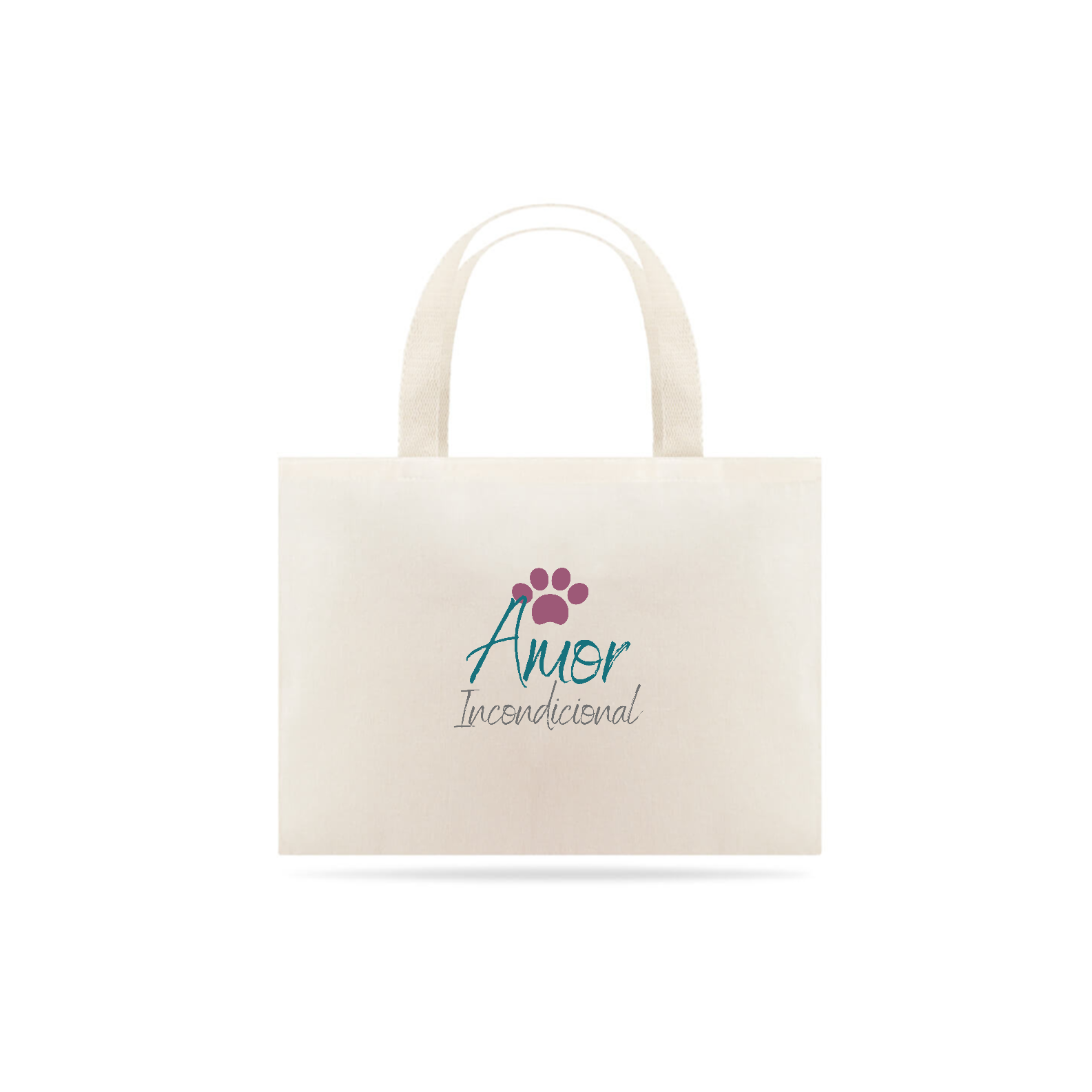 Nome do produto: Pick•Me - EcoBag Grande - Amor Incondicional