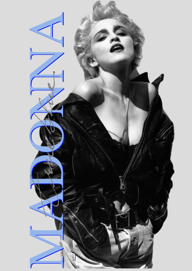 Nome do produto: Poster Madonna True Blue