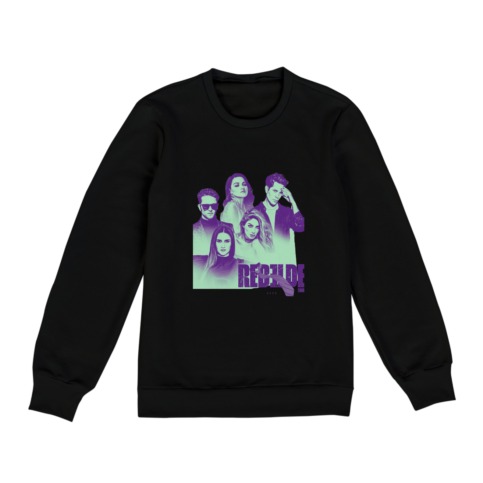 Nome do produto: Moletom RBD Soy Rebelde Tour 2023 - Preto