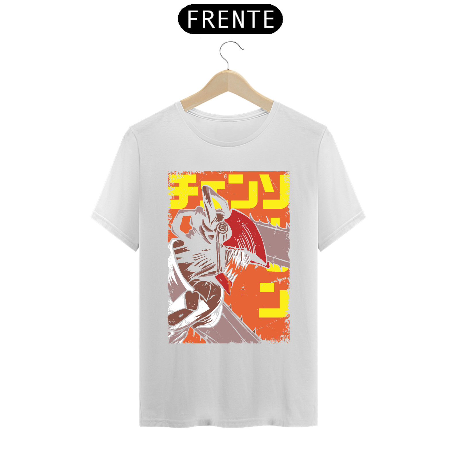 Nome do produto: Camiseta Masculina Chainsaw Man 