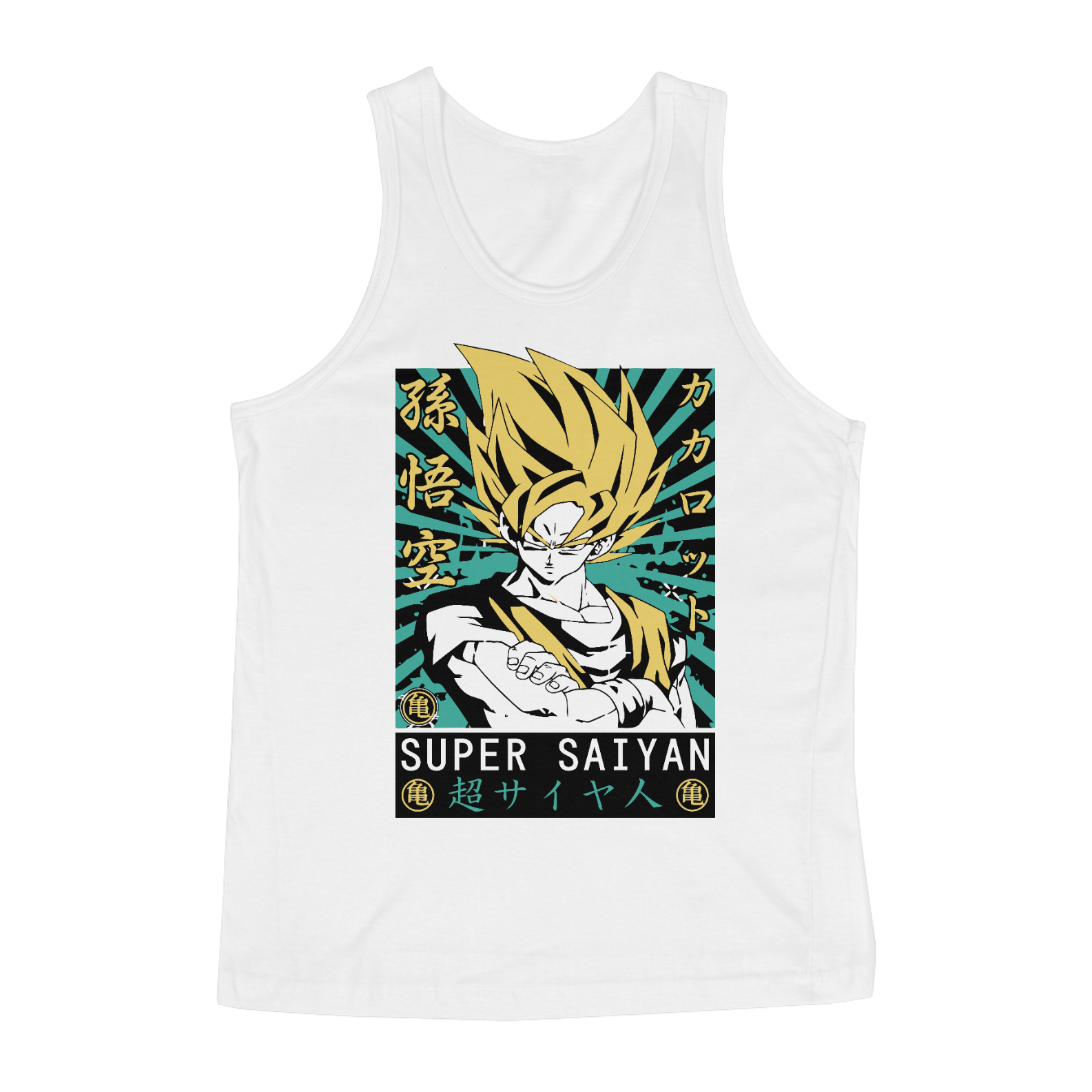 Nome do produto: Camiseta regata Super Saiyajin 