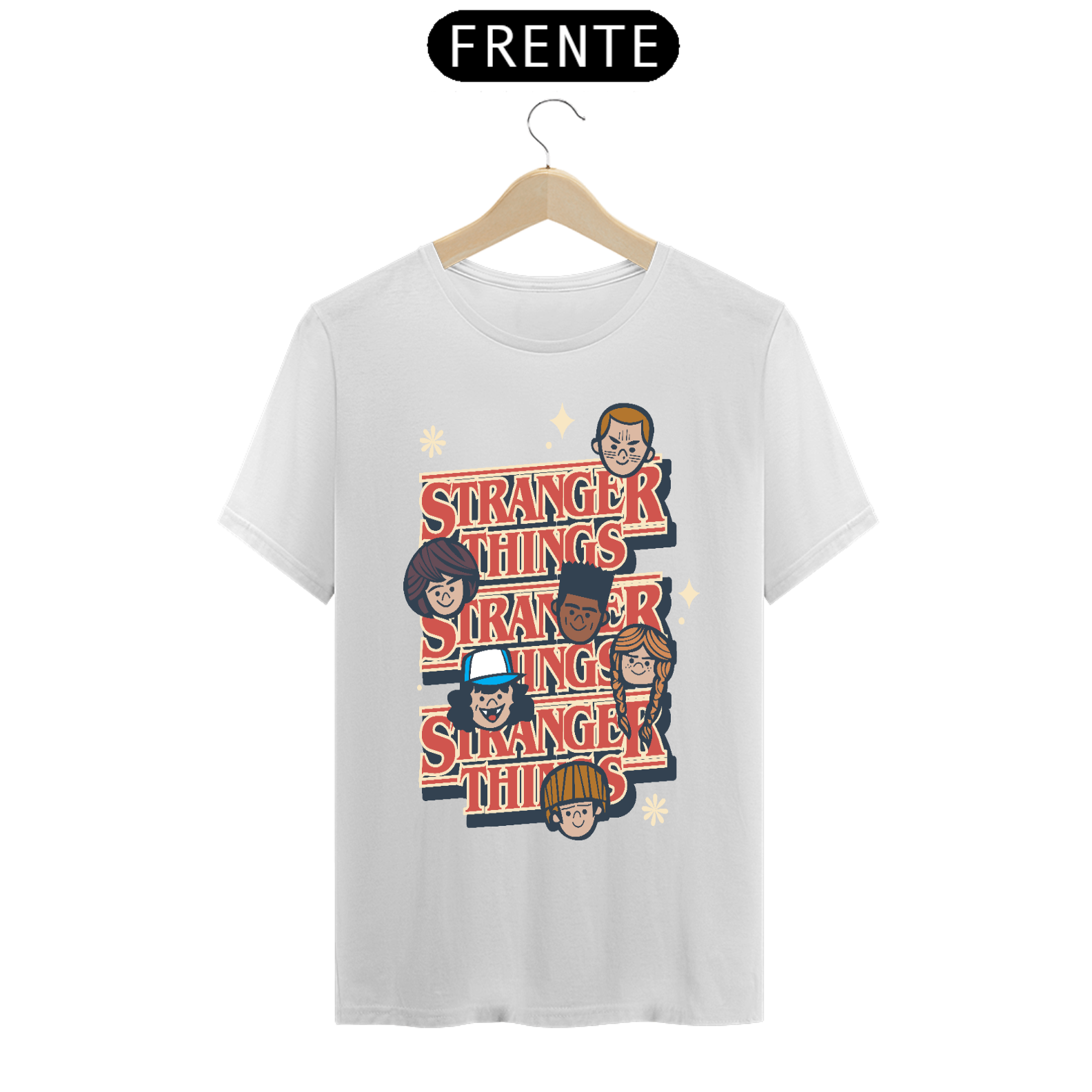 Nome do produto: Camiseta masculina Stranger Things
