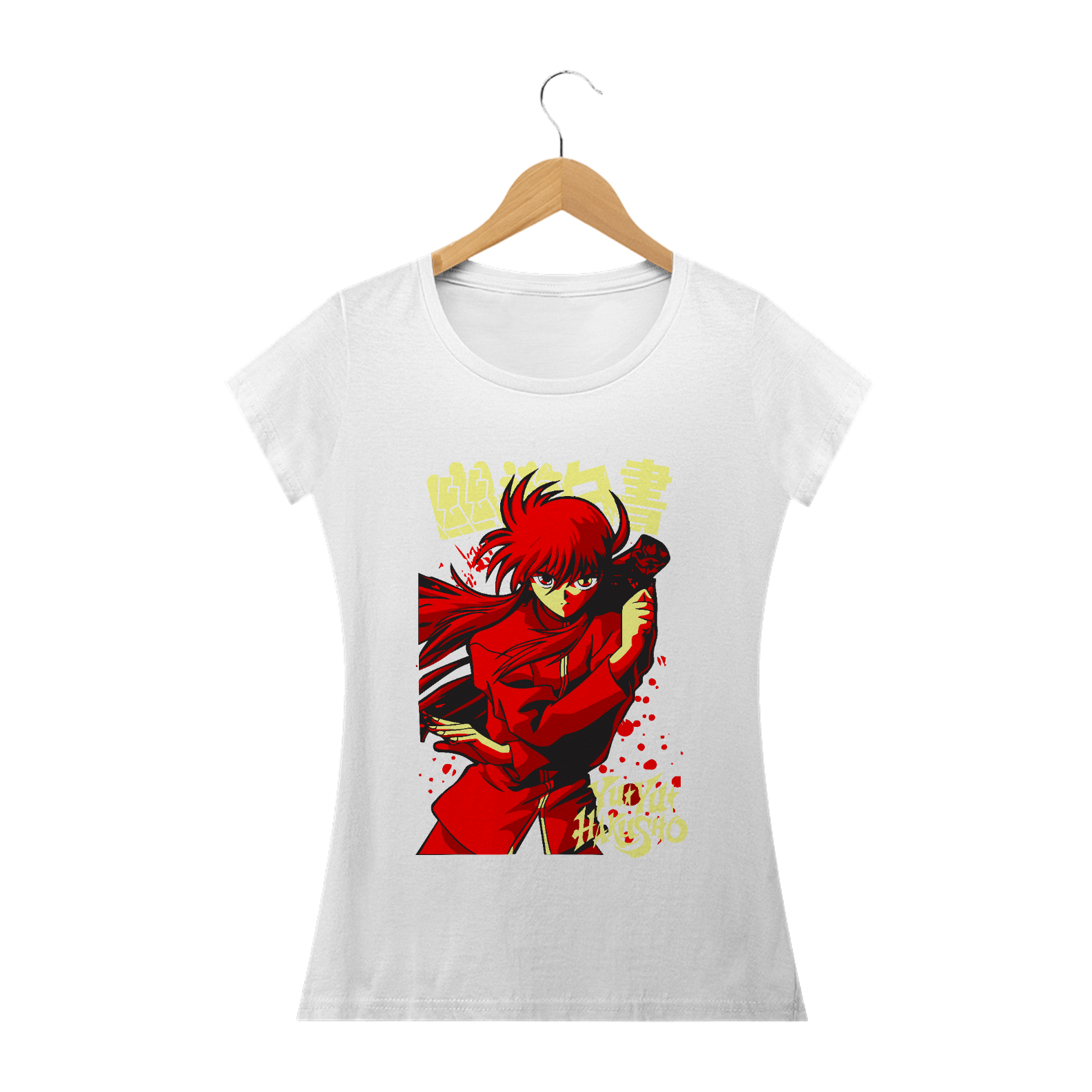 Nome do produto: Camiseta feminina Kurama
