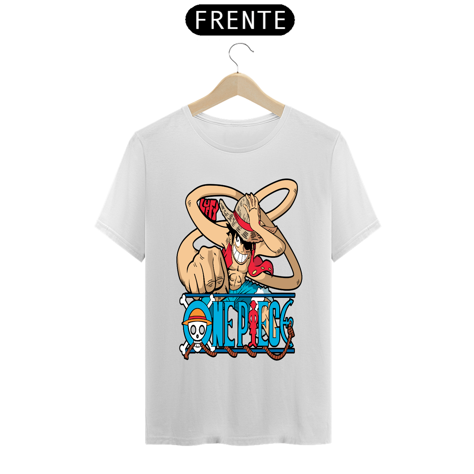 Nome do produto: Camisetas masculinas One Peace