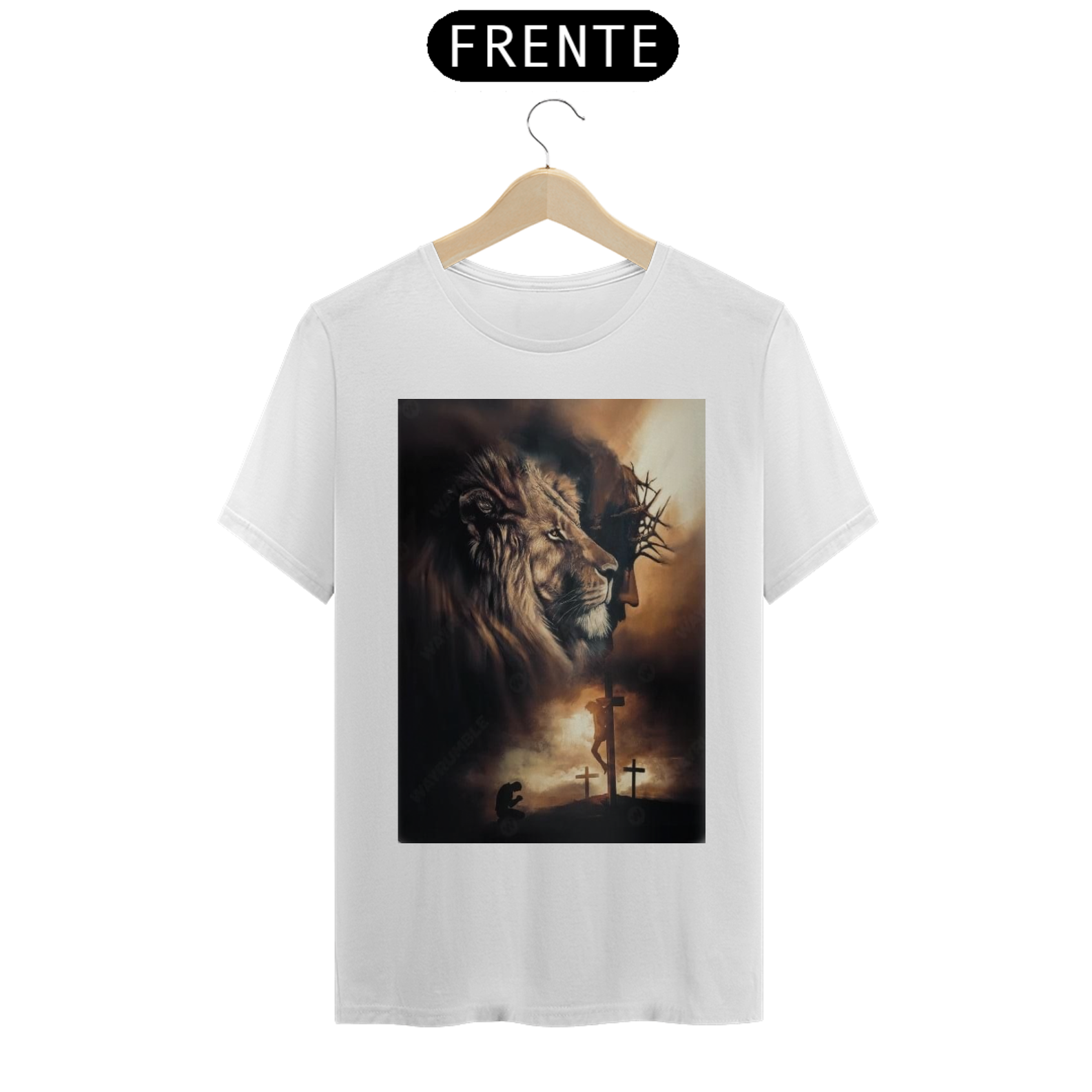 Nome do produto: Camiseta masculina Gospel