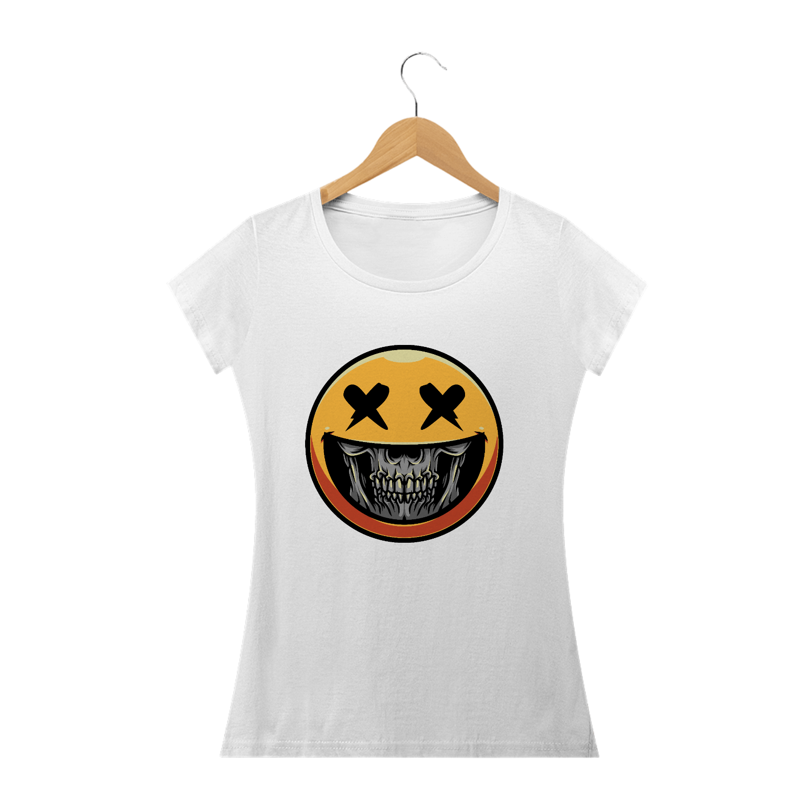 Nome do produto: Camiseta feminina Sorria