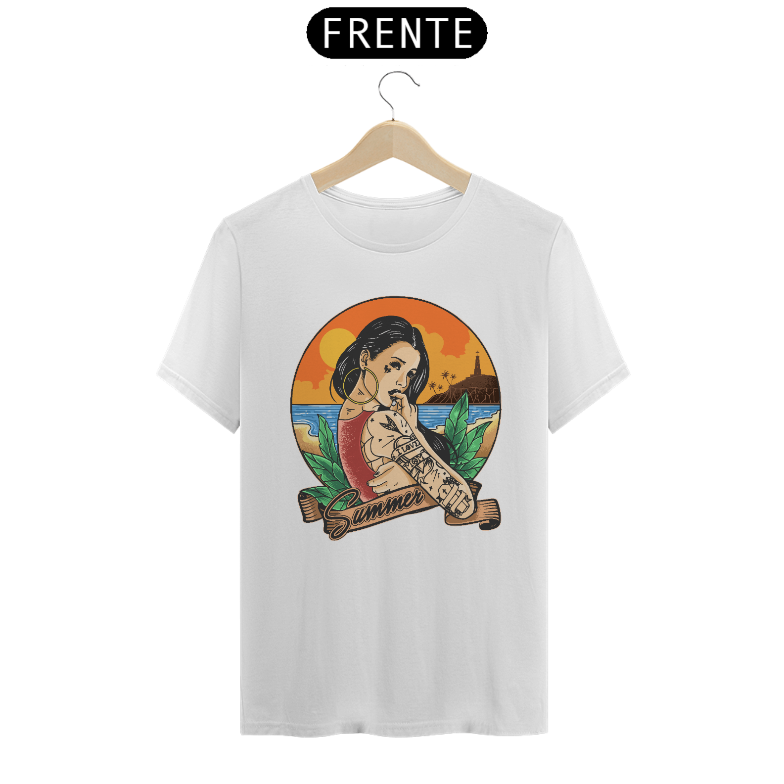 Nome do produto: Camiseta masculina Summer