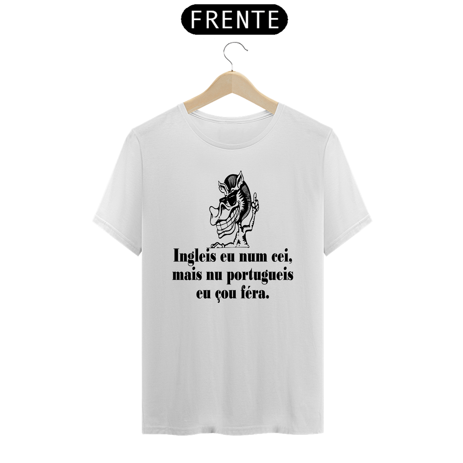 Nome do produto: Camiseta masculina You Speak ingres