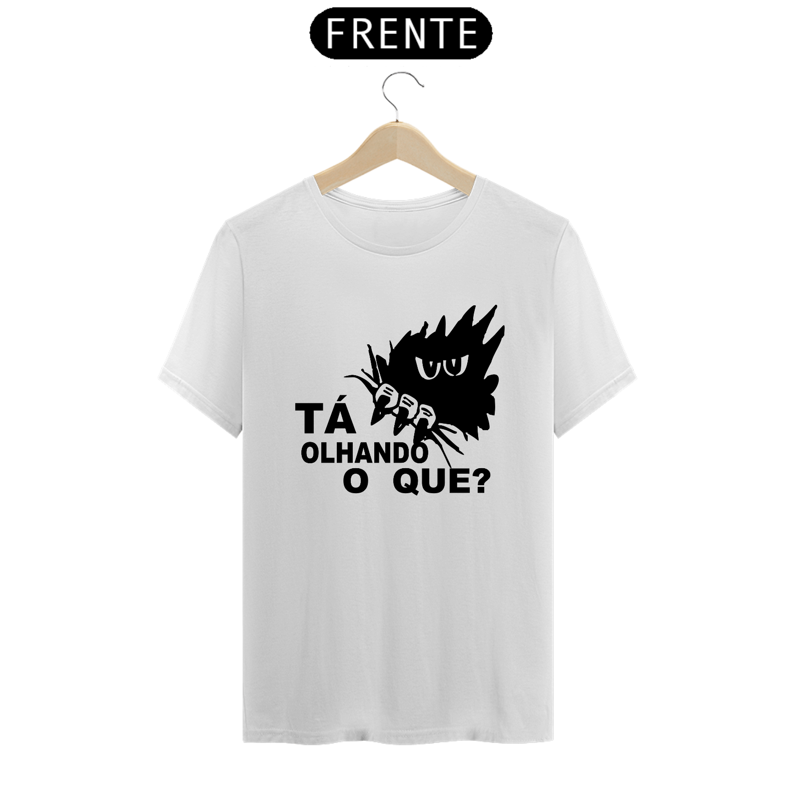 Nome do produto: Camiseta masculina Tá olhando o quê ?