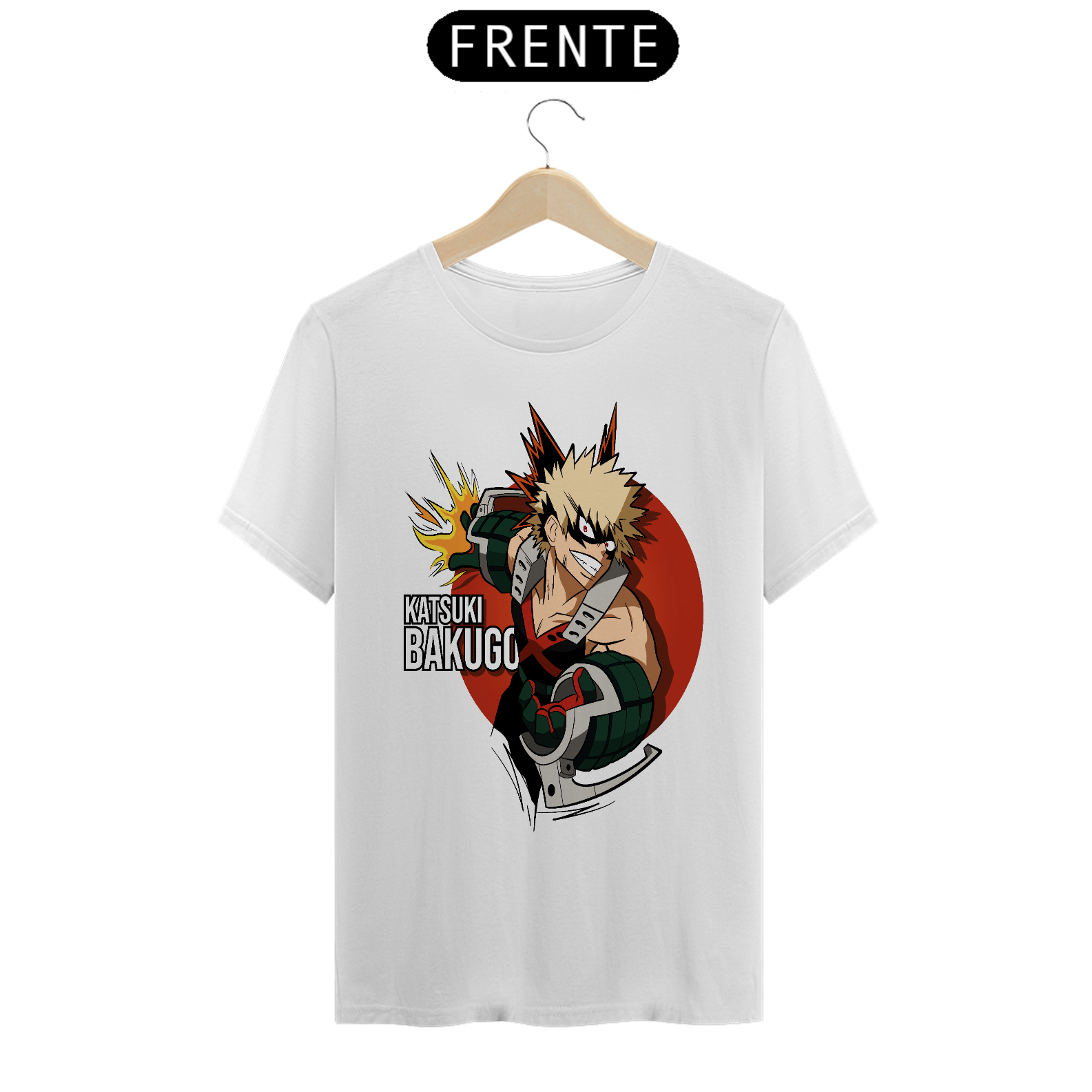 Nome do produto: Camiseta masculina Bakugo