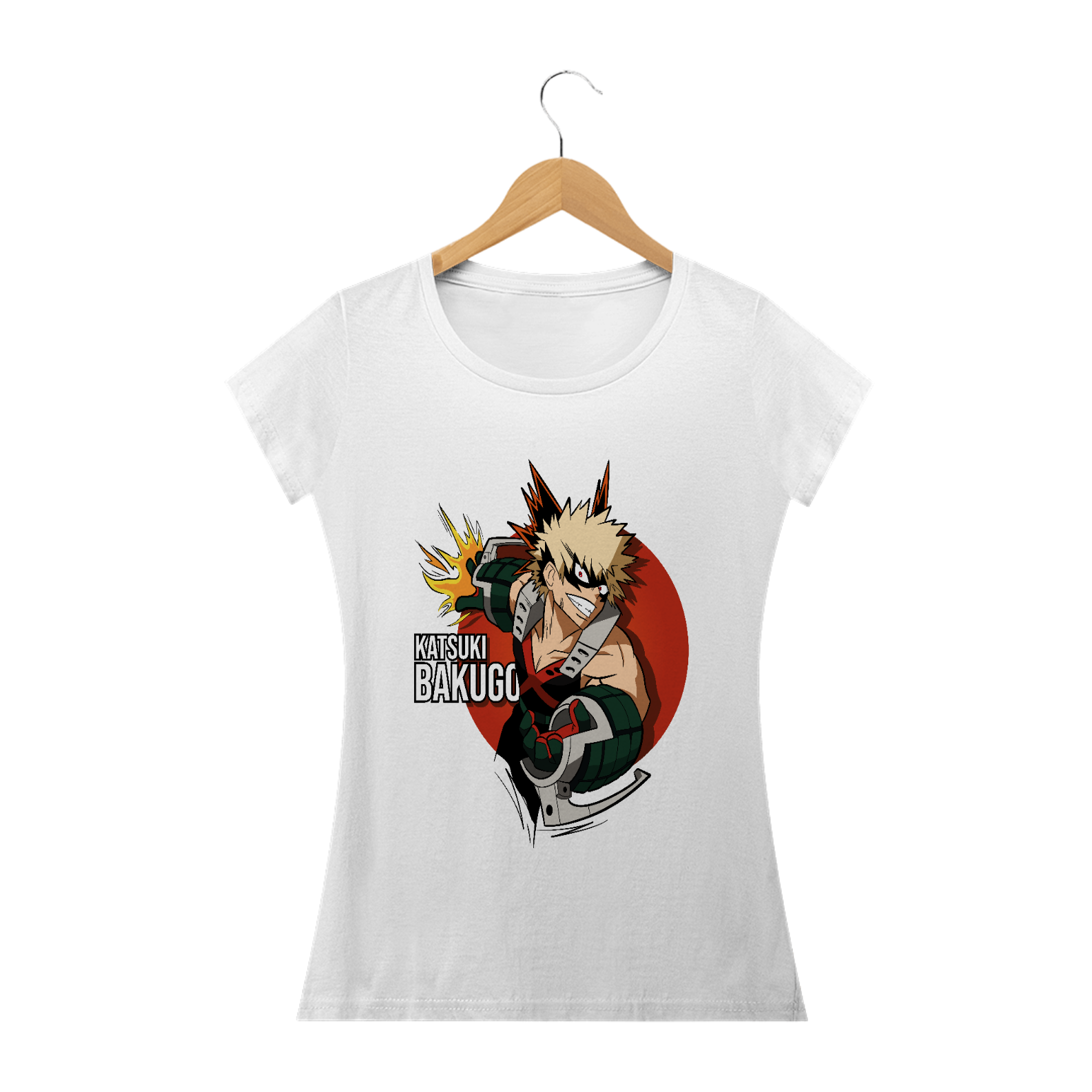 Nome do produto: Camiseta baby Long Bakugo