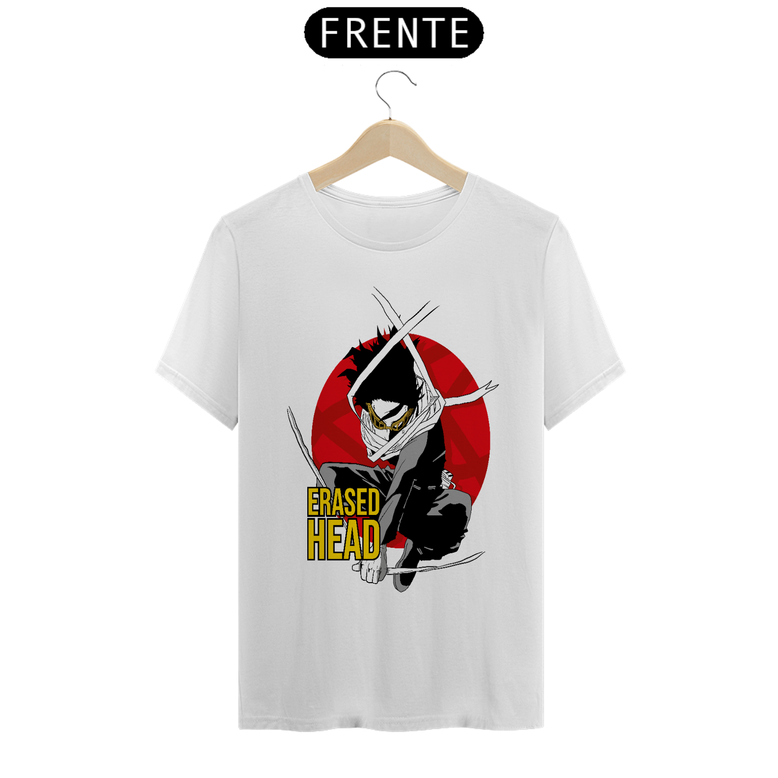 Nome do produto: Camiseta masculina Erased Head