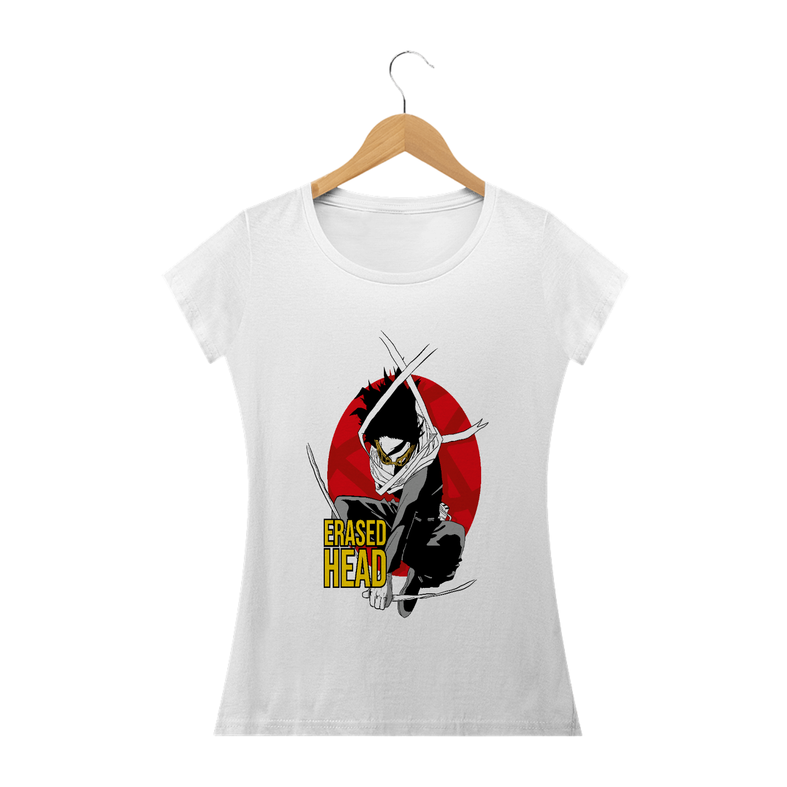 Nome do produto: Camiseta Baby Long Erased Head