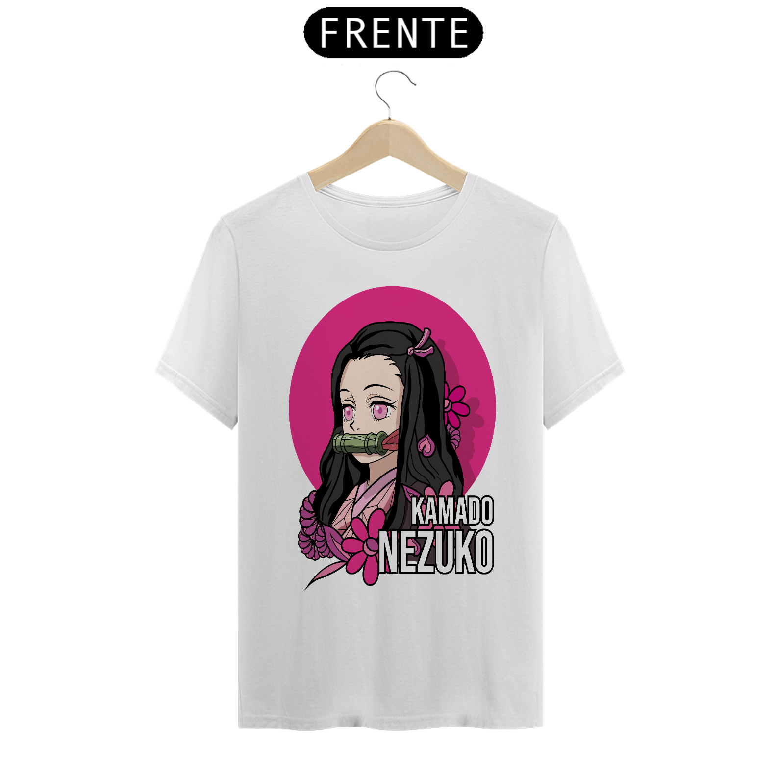 Nome do produto: Camiseta masculina Nezuko