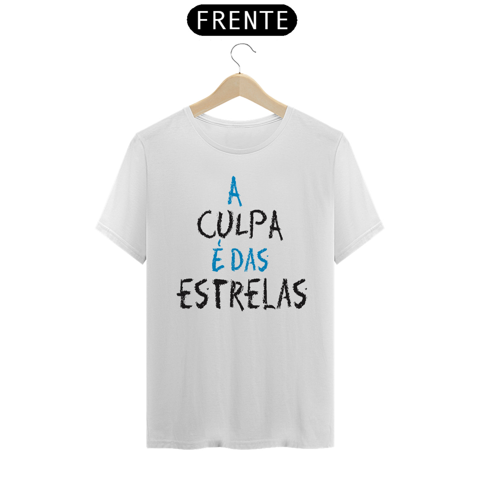 Nome do produto: Camiseta masculina a Culpa é das estrelas