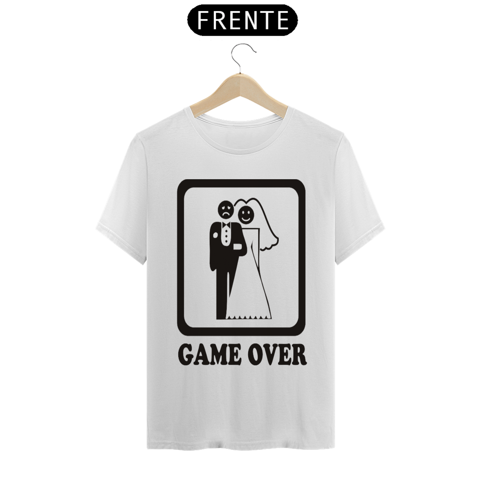 Nome do produto: Camiseta masculina Game Over