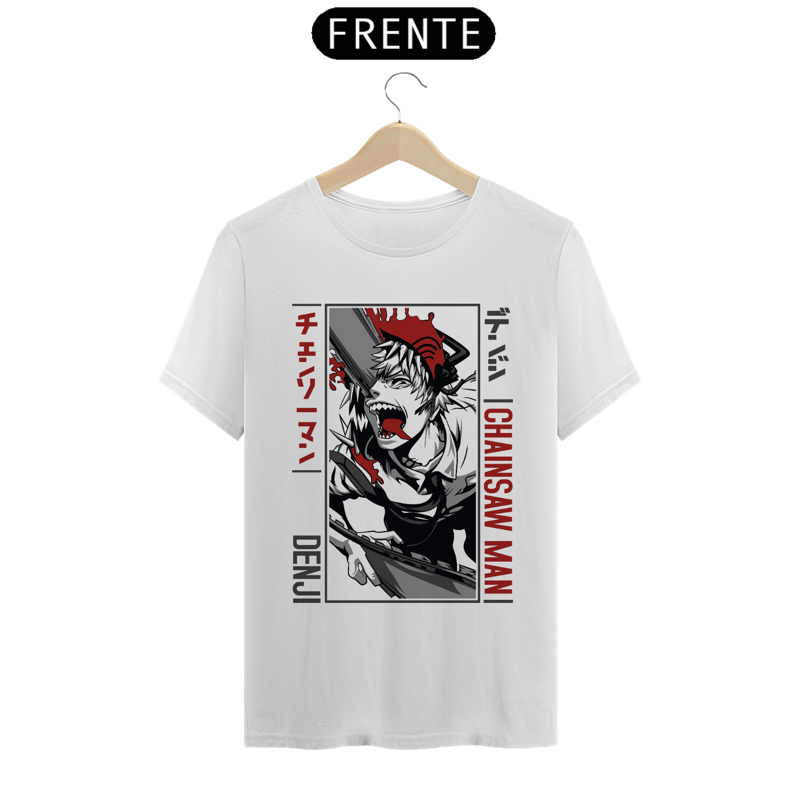 Nome do produto: Camiseta masculina Chainsaw man