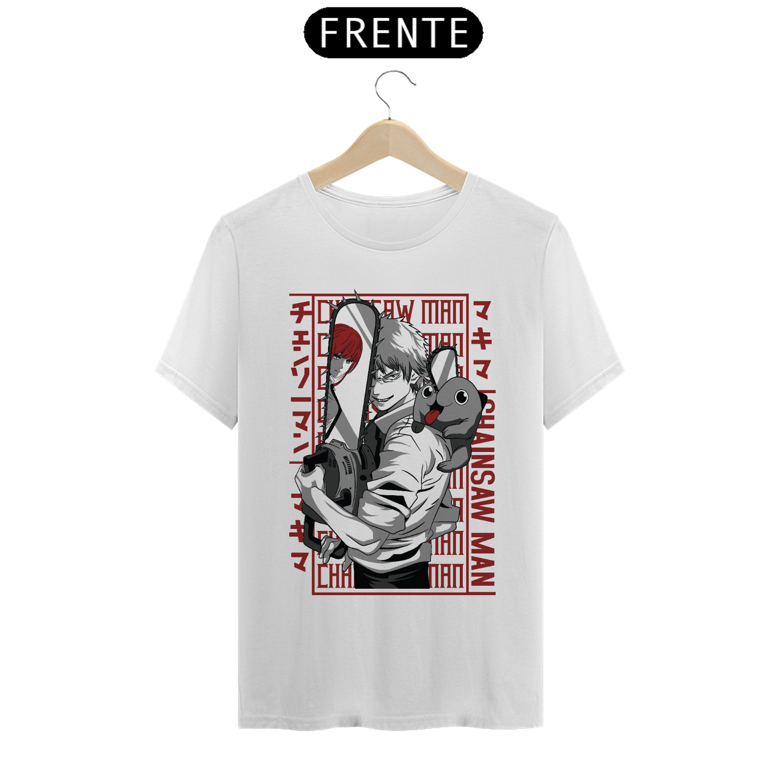 Nome do produto: Camiseta masculina Pochita