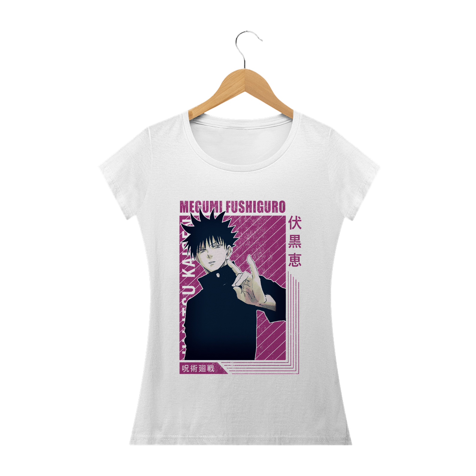 Nome do produto: Camiseta feminina Long Baby Megumi