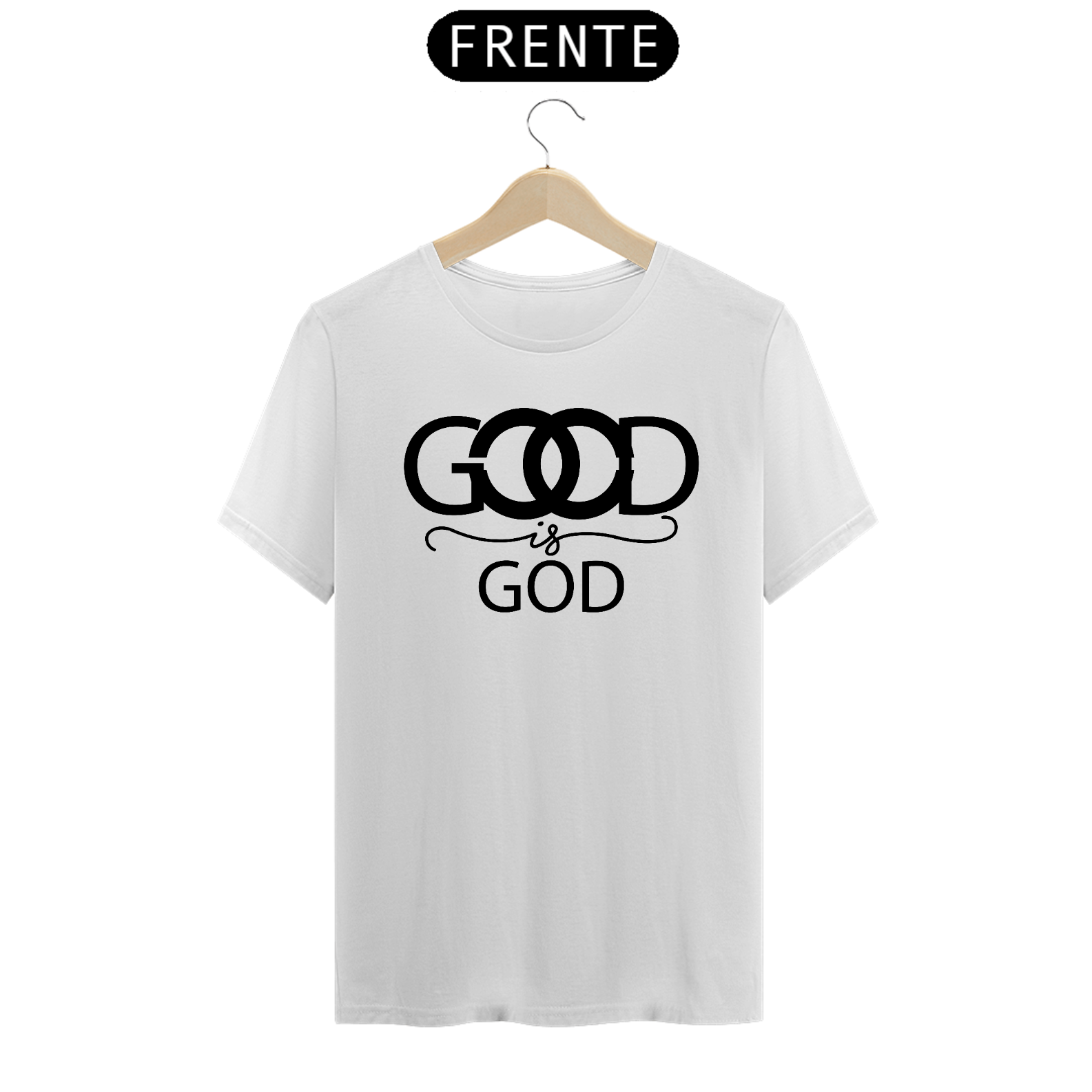 Nome do produto: Camiseta masculina Bom é Deus