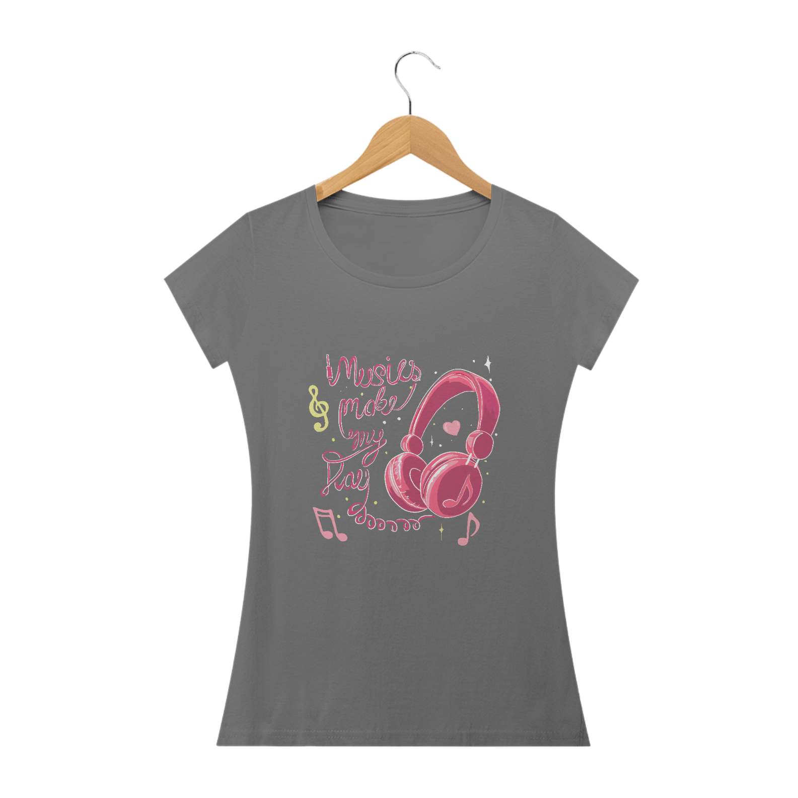 Nome do produto: Camiseta feminina baby long estona Music