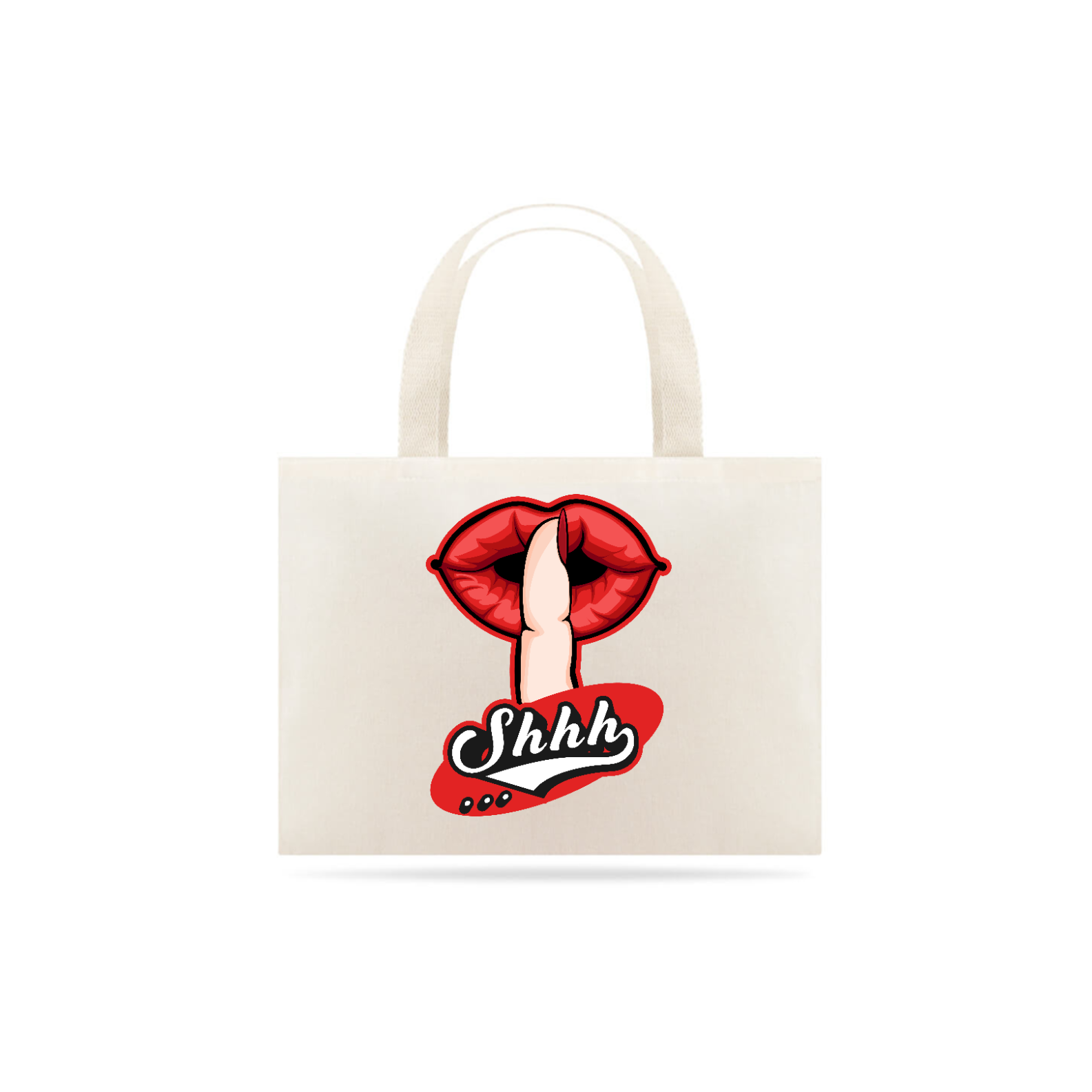 Nome do produto: Ecobag personalizada Shhh