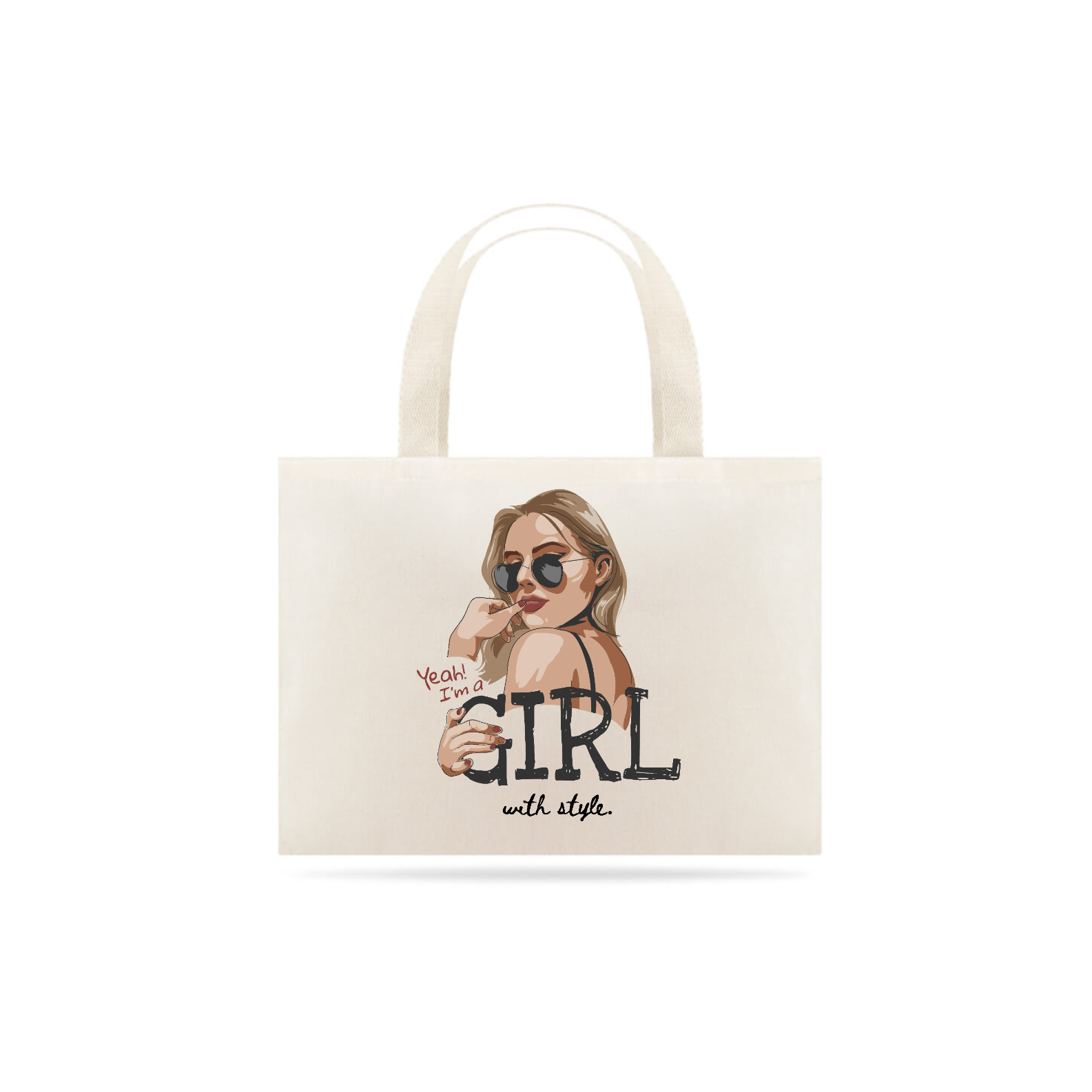 Nome do produto: Ecobag Girl with style